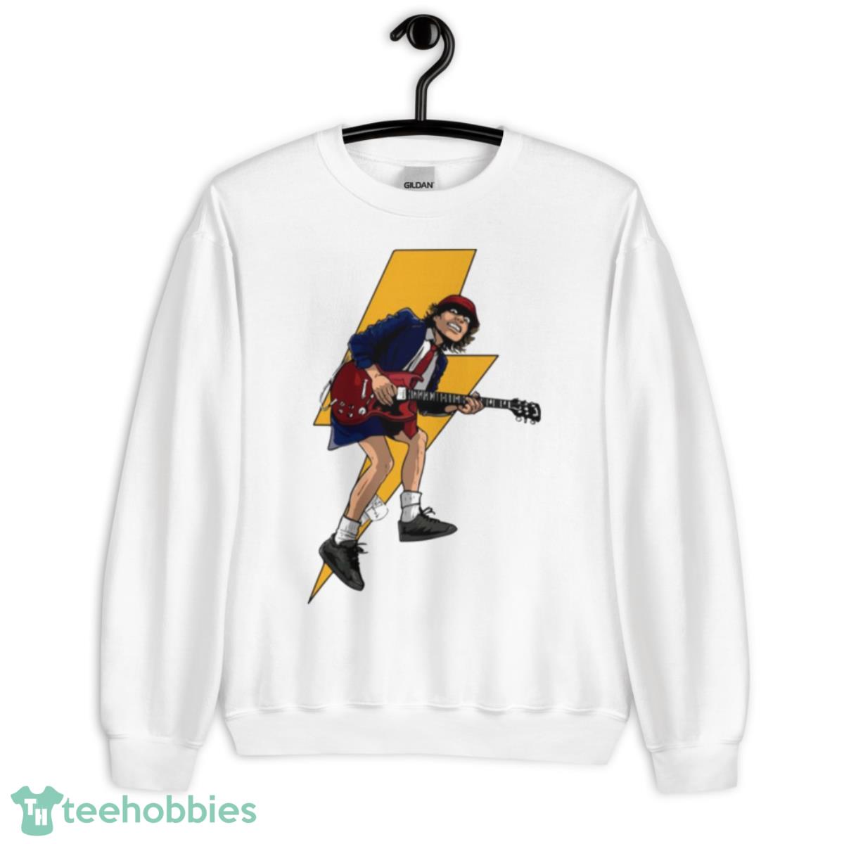 Rock Retro Rock Band Acdc 90s Shirt - Unisex Heavy Blend Crewneck Sweatshirt