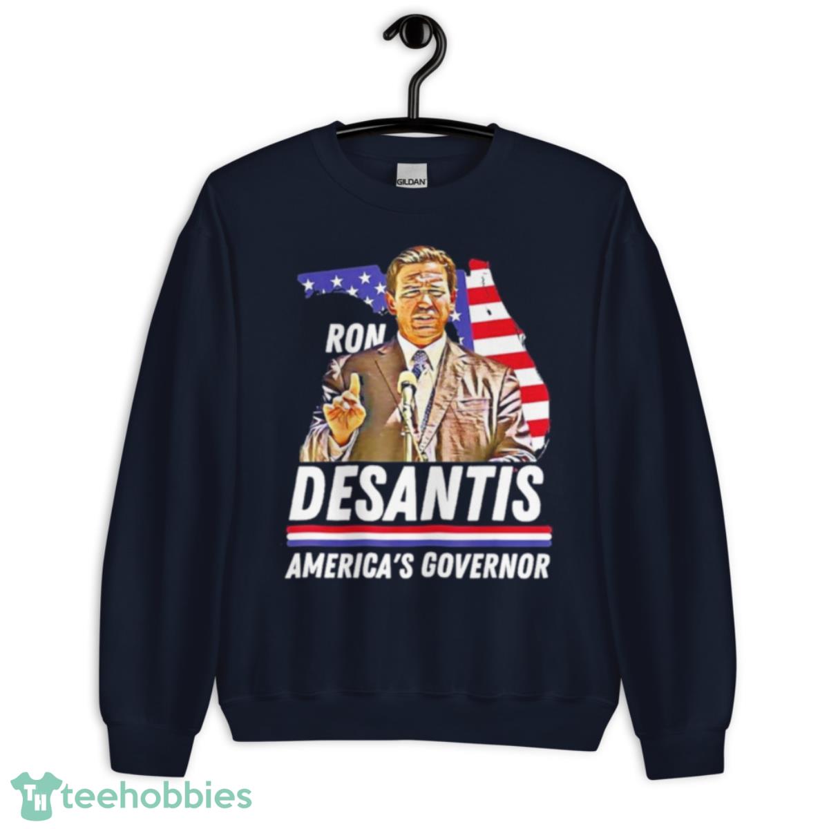 Ron Desantis America’s Governor shirt - Unisex Crewneck Sweatshirt-1