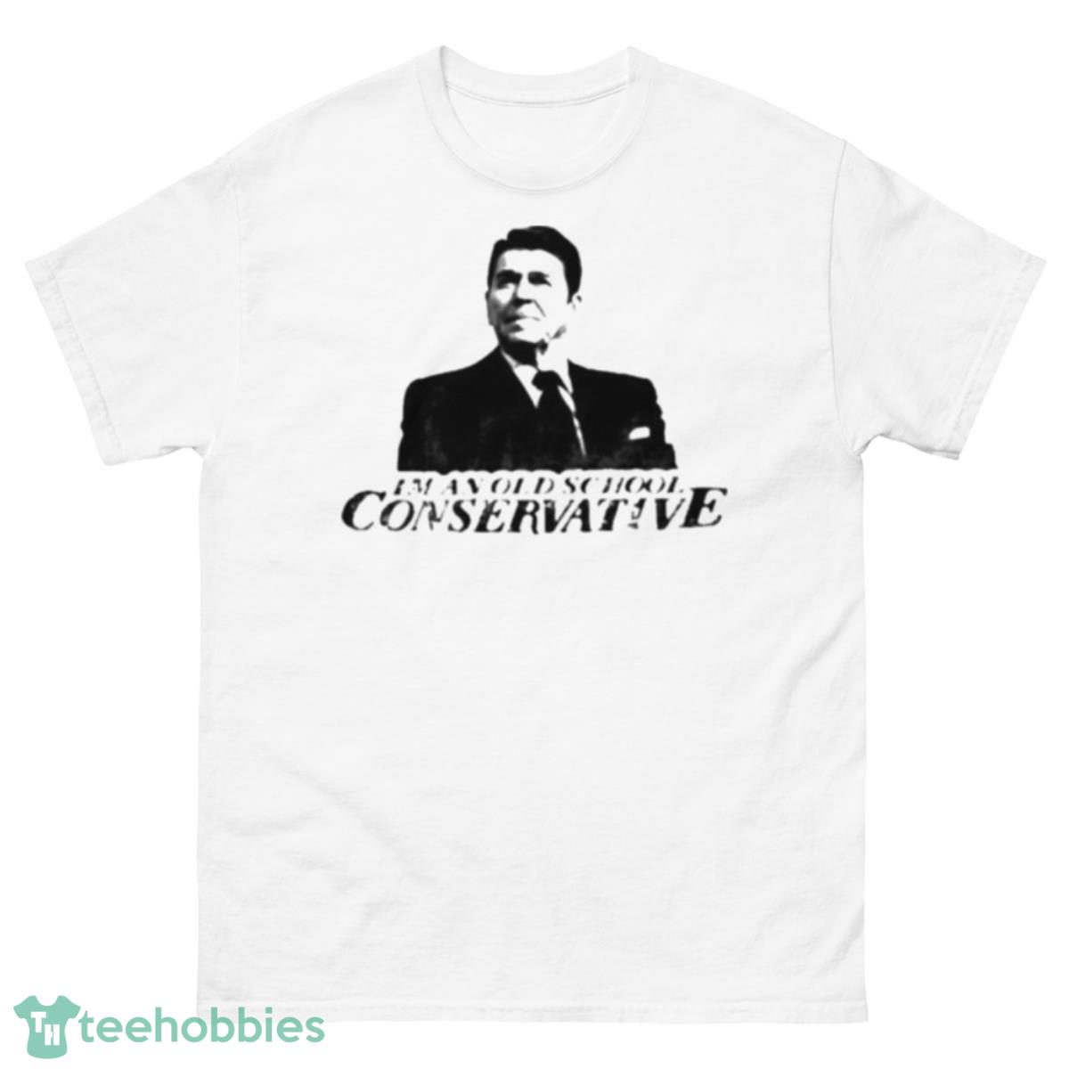 Ronald Reagan Old School Conservative 2023 Shirt - 500 Men’s Classic Tee Gildan