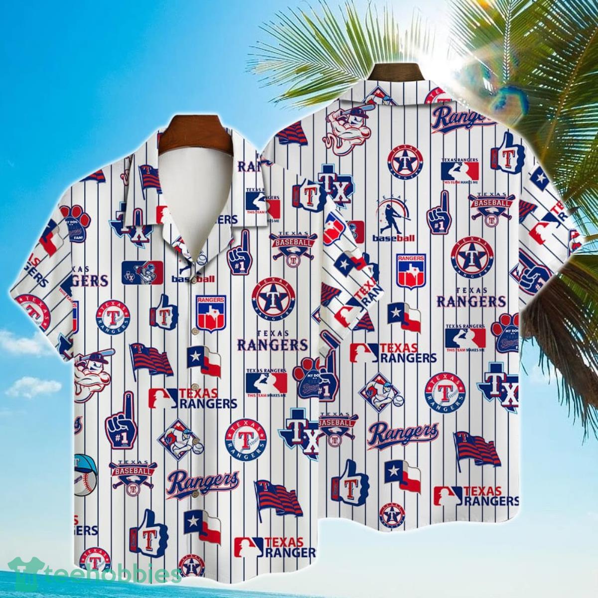 Texas Rangers Goofy Hawaiian Shirt and Shorts