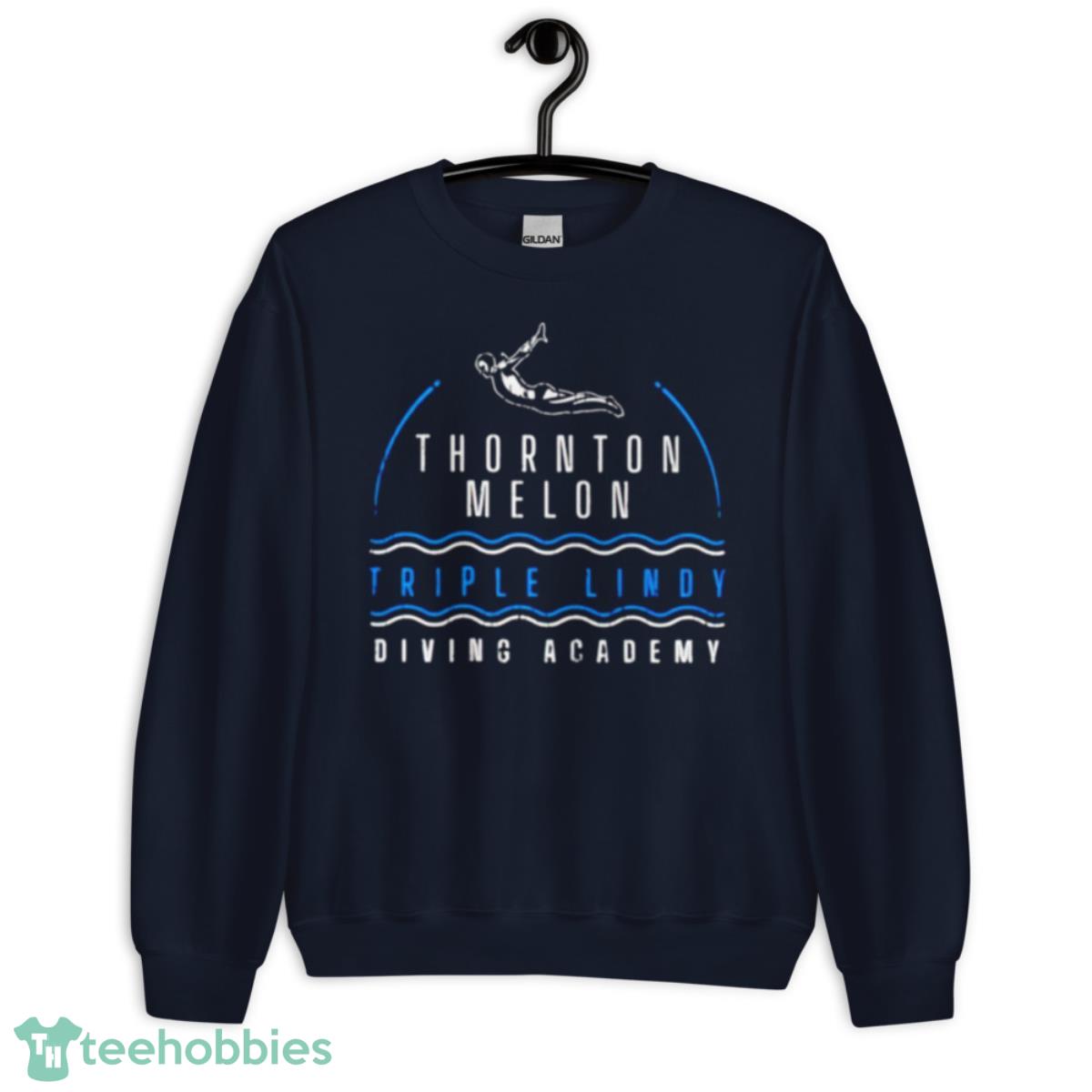 Thornton Melon Triple Lindy Diving Academy shirt - Unisex Crewneck Sweatshirt-1