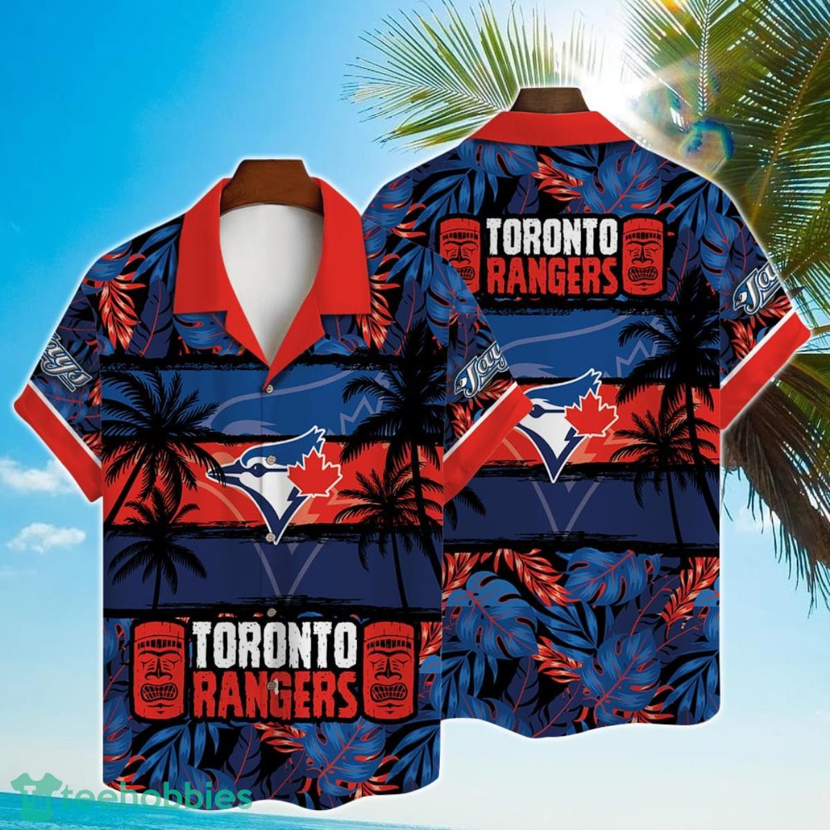 MLB Toronto Blue Jays Hawaiian Shirt Colorful Aloha Forest Beach Trip Gift