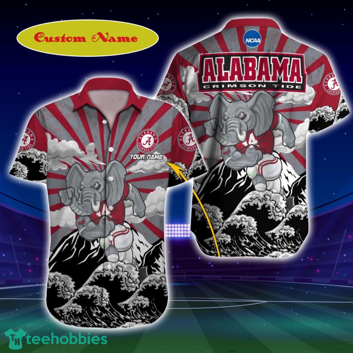 Alabama Crimson Tide NCAA Custom Name Hawaiian Shirt Best Gift For Men And  Women Fans