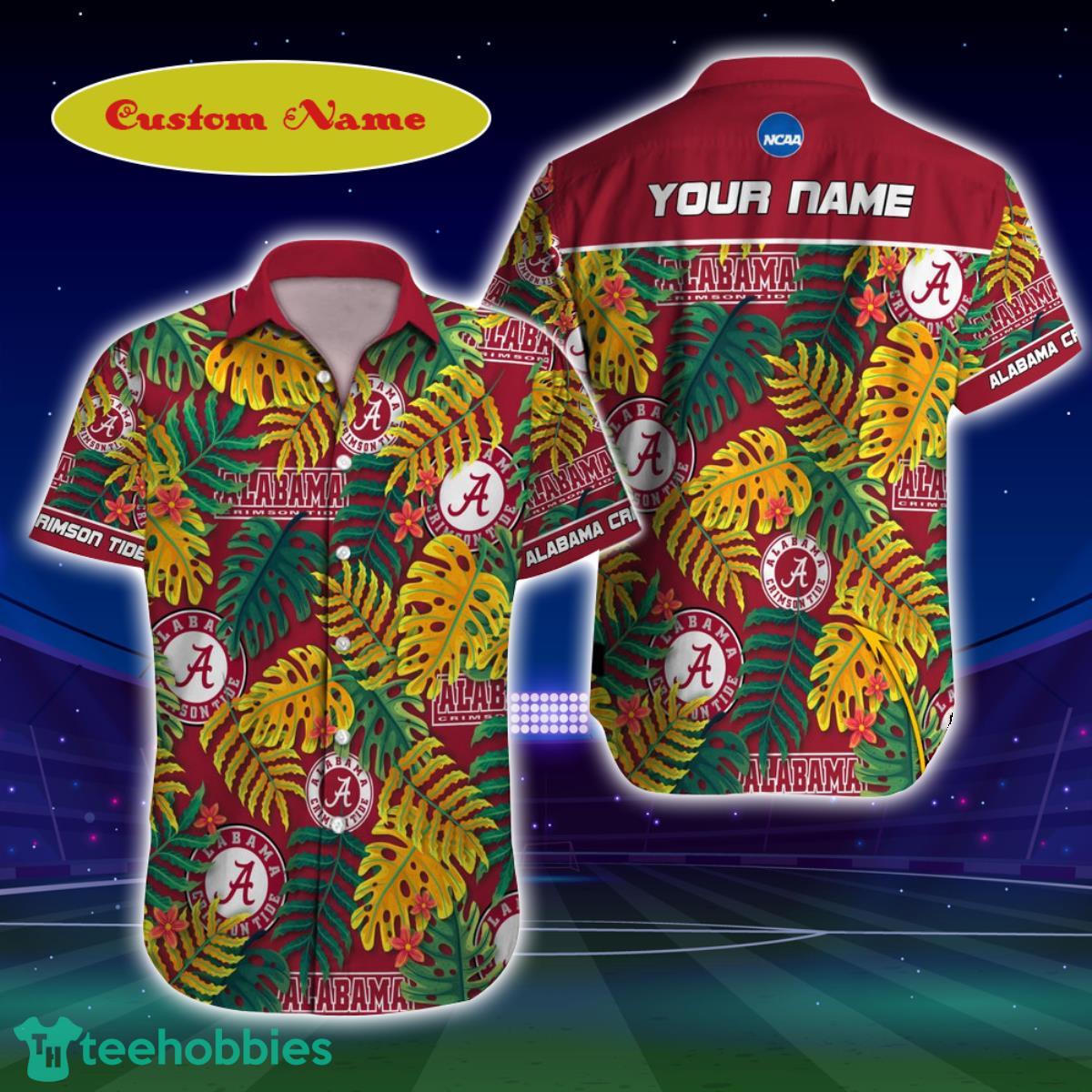Alabama Crimson Tide NCAA Custom Name Hawaiian Shirt  For Men And Women Great Gift For Fans Product Photo 1
