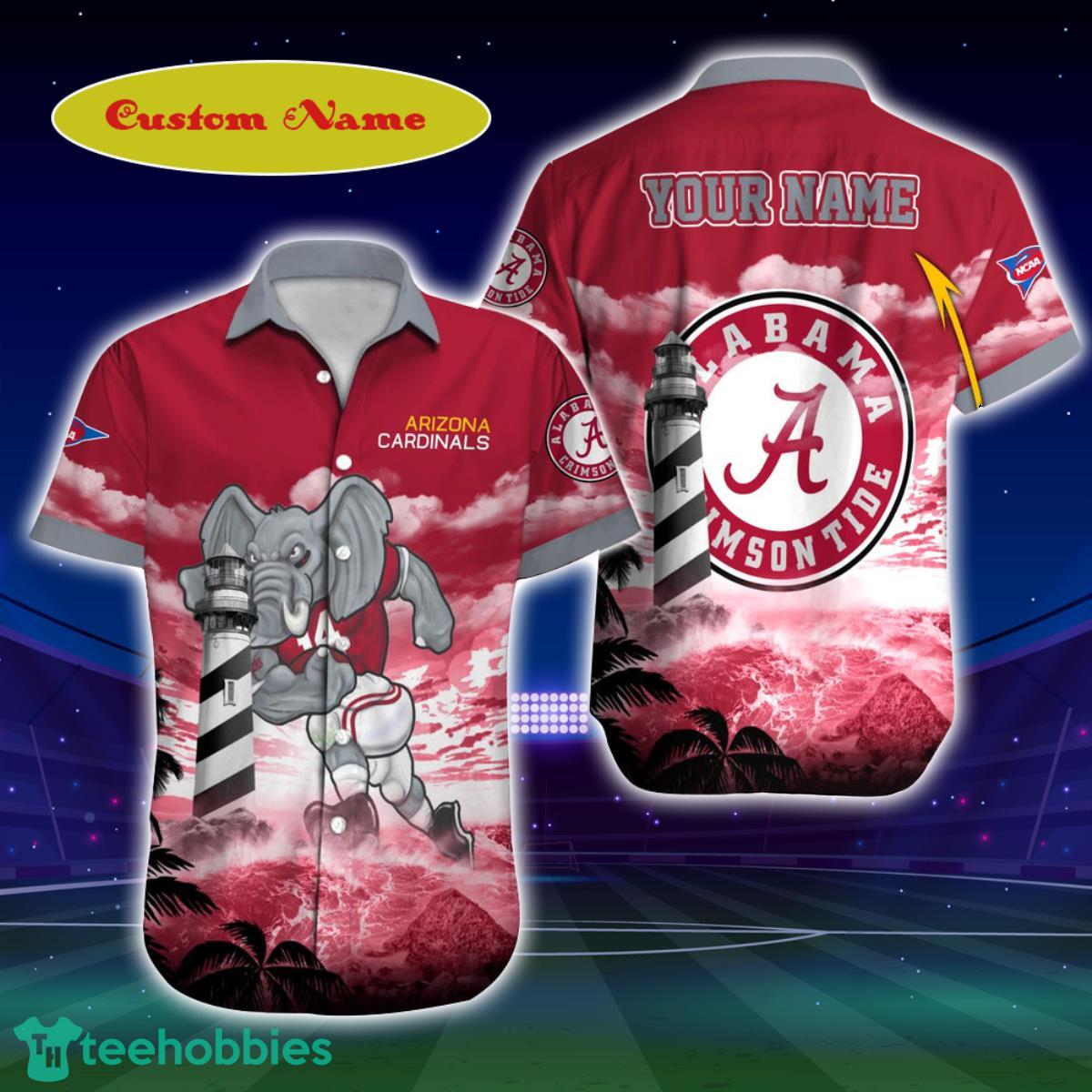 Alabama Crimson Tide NCAA Custom Name Hawaiian Shirt  For Men And Women Impressive Gift For Fans Product Photo 1