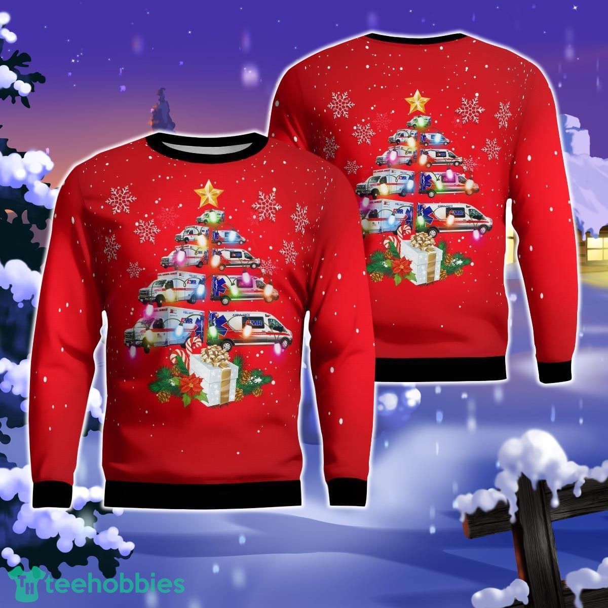 AMR Capital Region AOP Ugly Sweater Gift For Christmas Product Photo 1