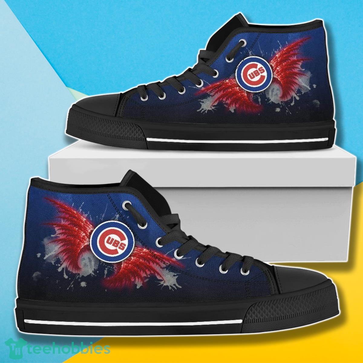 Angel Wings Chicago Cubs MLB High Top Shoes For Men Women Fans Product Photo 1