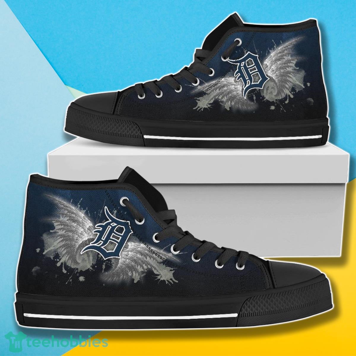 Angel Wings Detroit Tigers MLB High Top Shoes For Men Women Fans Product Photo 1