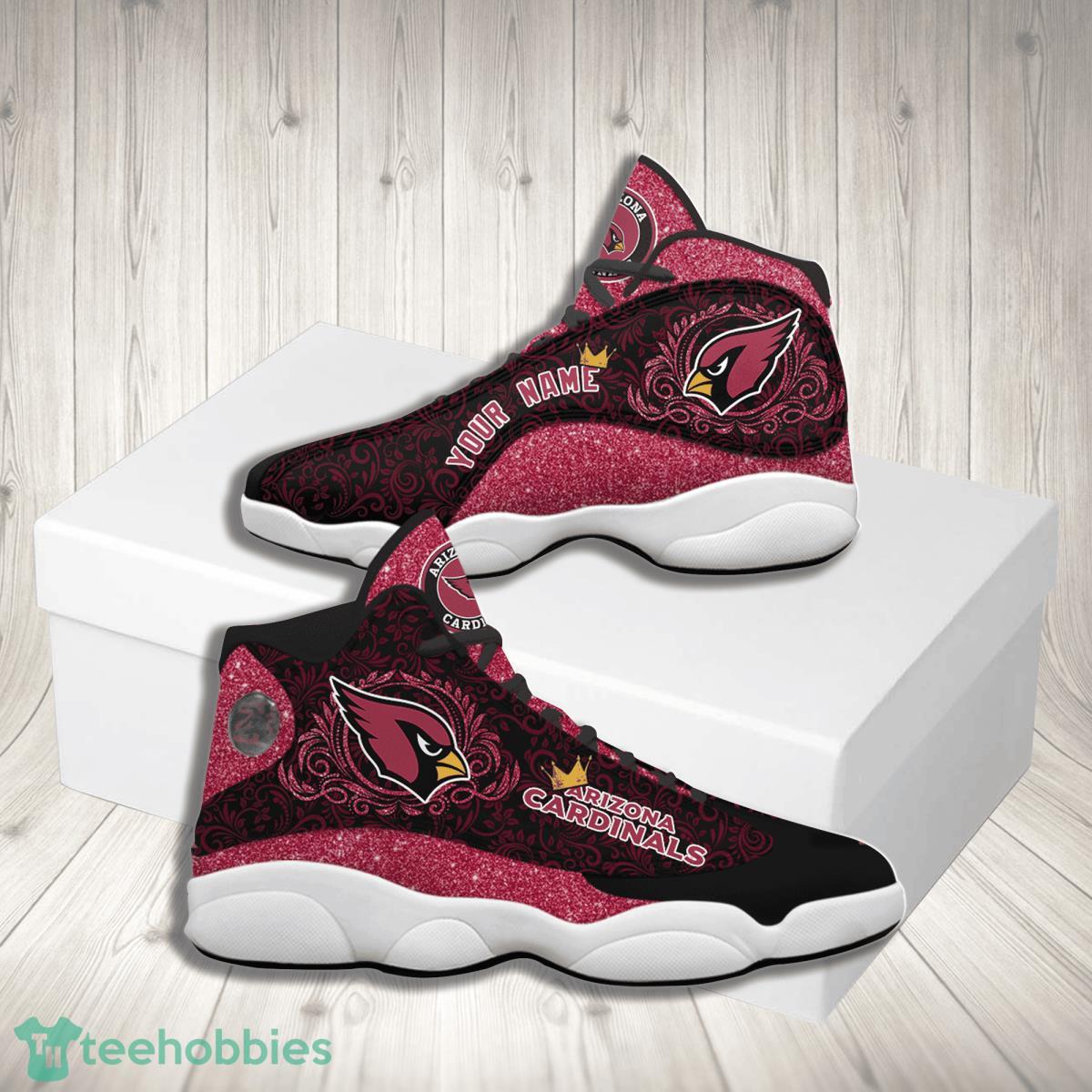 Arizona Cardinals Cardinals Football Team Custom Name Air Jordan 13 Sneakers For Sport Fans Product Photo 1