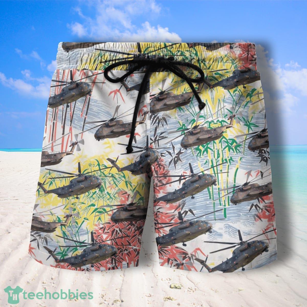 Army CH-53G Germany Hawaiian Shirt And Shorts Great Style For Men Product Photo 2