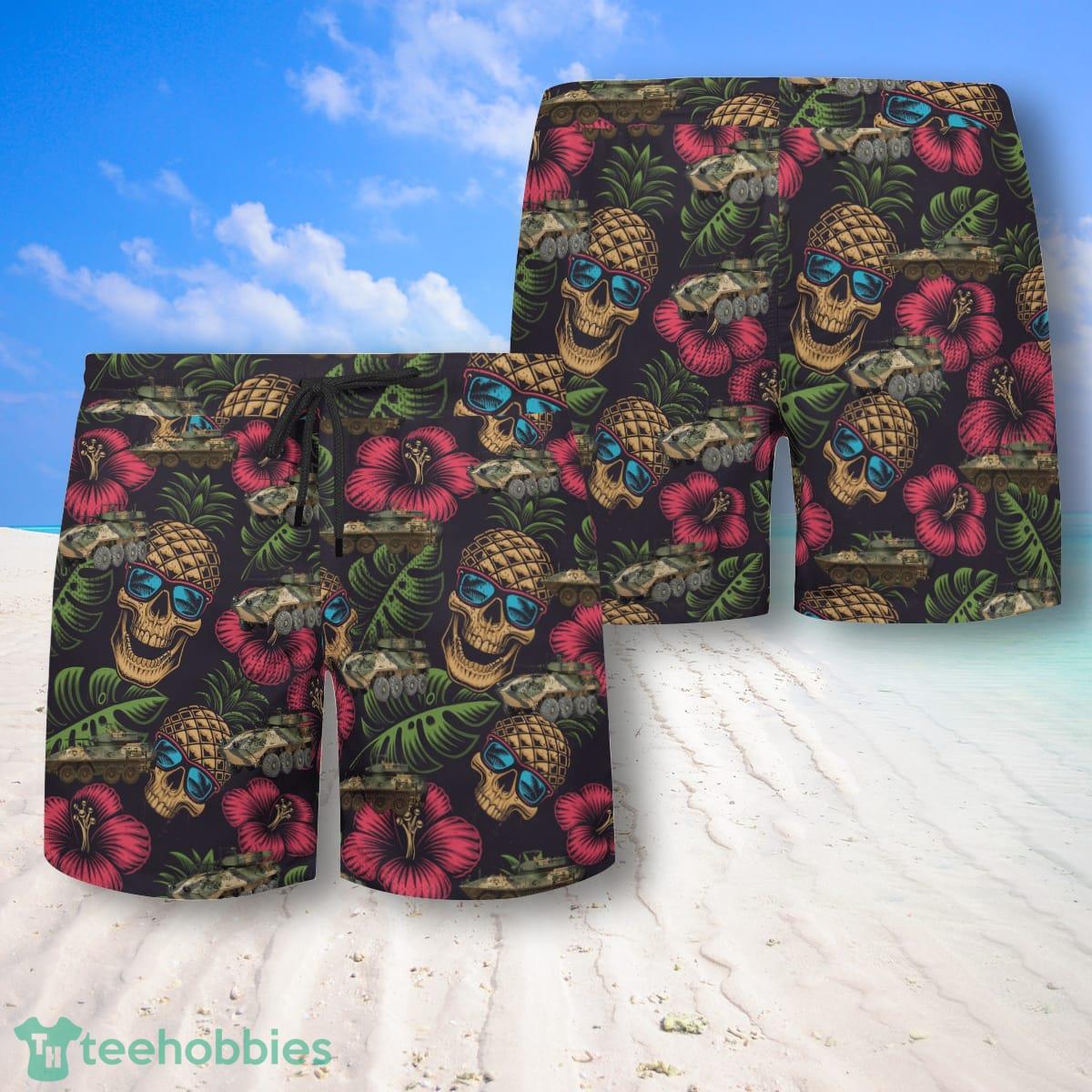 ASLAV Australian Army Hawaiian Shirt & Shorts Special Style For Men Product Photo 2