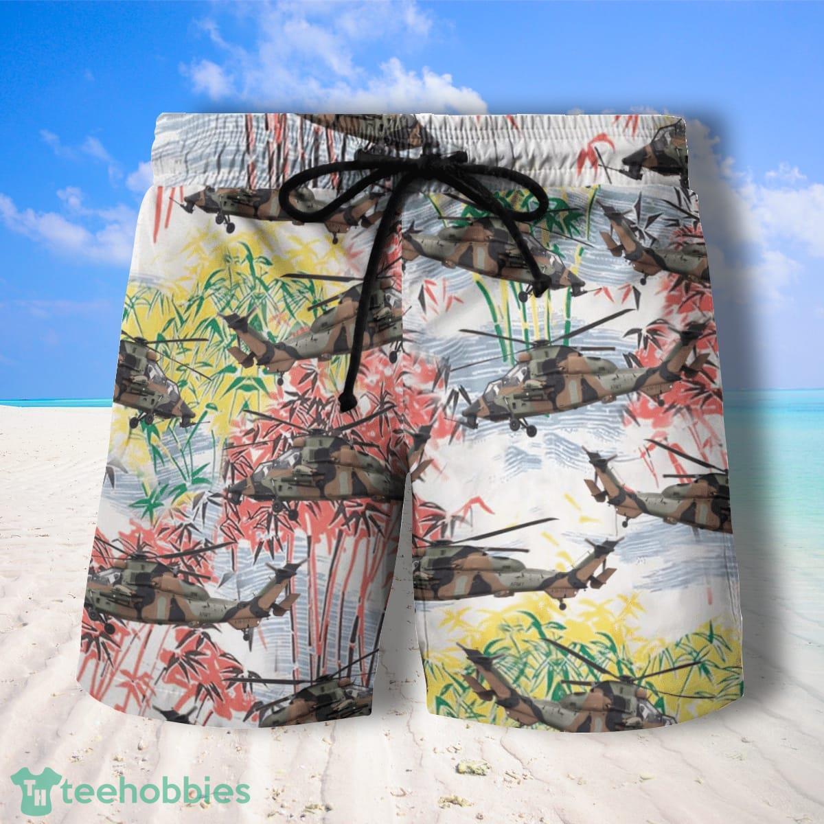 Australia Army ARH Tiger Hawaiian Shirt And Shorts For Men Product Photo 2
