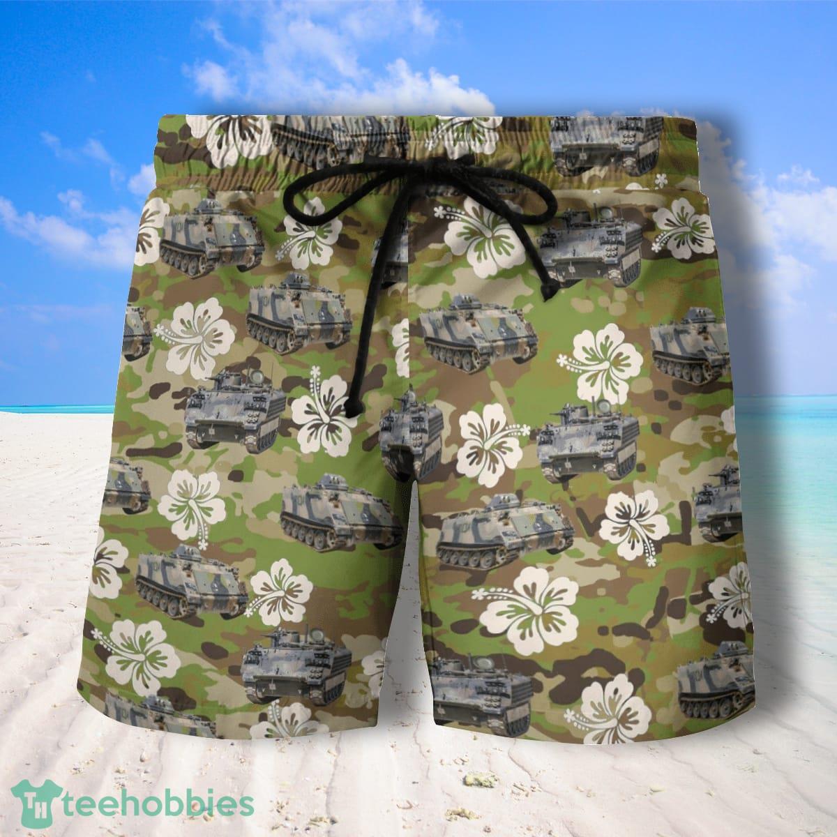 Australian Army Hawaiian Shirt And Shorts Impressive Style For Men Product Photo 2