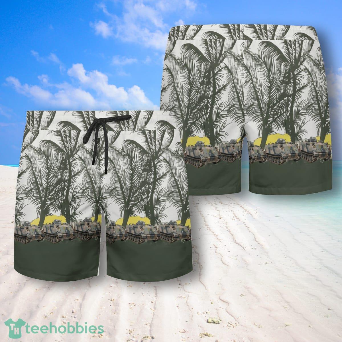 Australian Army Hawaiian Shirt And Shorts Special Style For Men Product Photo 2