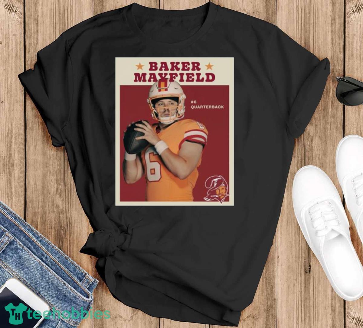 Baker Mayfield #6 Quarterback Tampa Bay Buccaneers 2023 Shirt - Black T-Shirt
