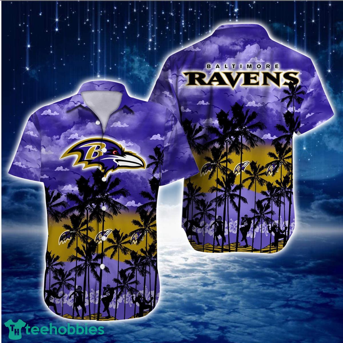 Baltimore Ravens NFL Hawaiian Shirt Aloha Shirt Best Gift For Fans Product Photo 1