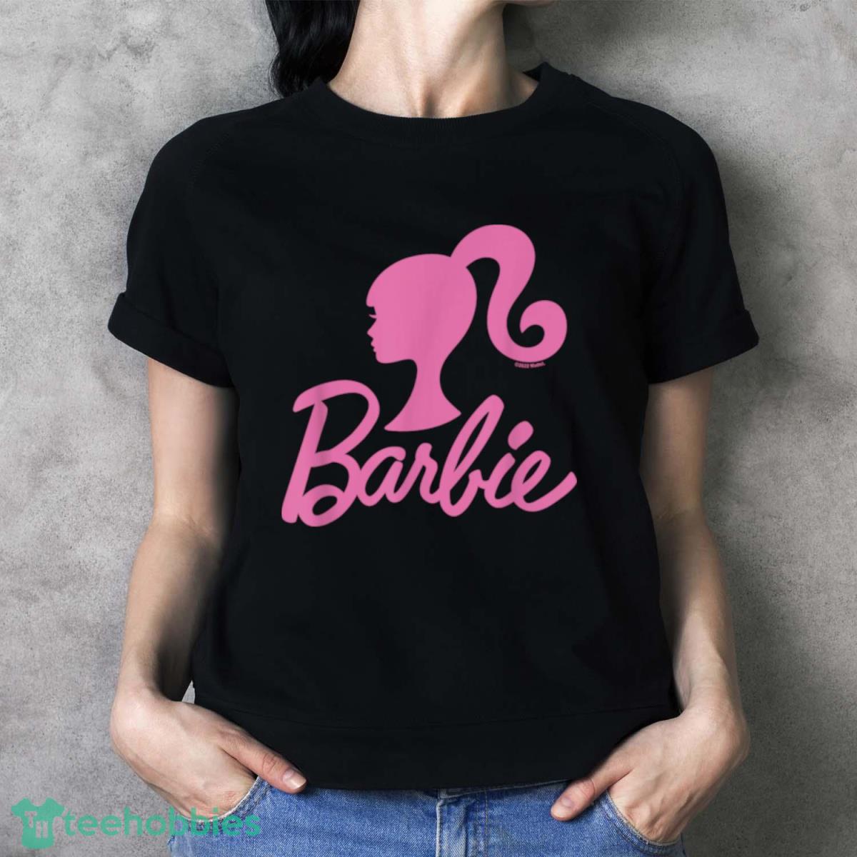 Barbie Barbie Pink Logo Glitter Shirt, Hoodie, Sweatshirt - Ladies T-Shirt