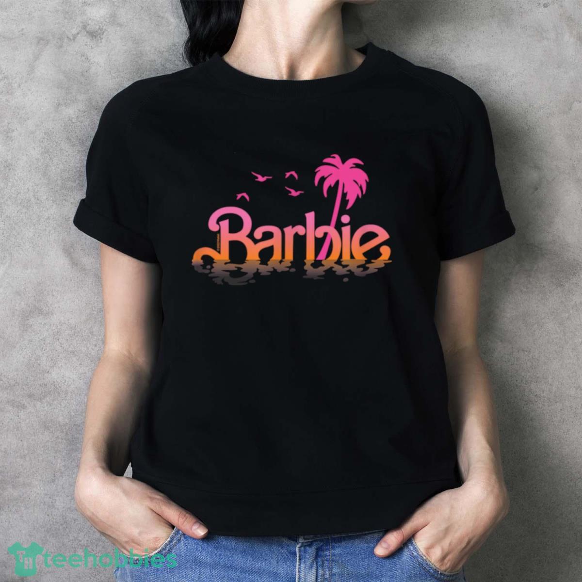 Barbie Logo Water Reflection Shirt, Hoodie, Sweatshirt - Ladies T-Shirt