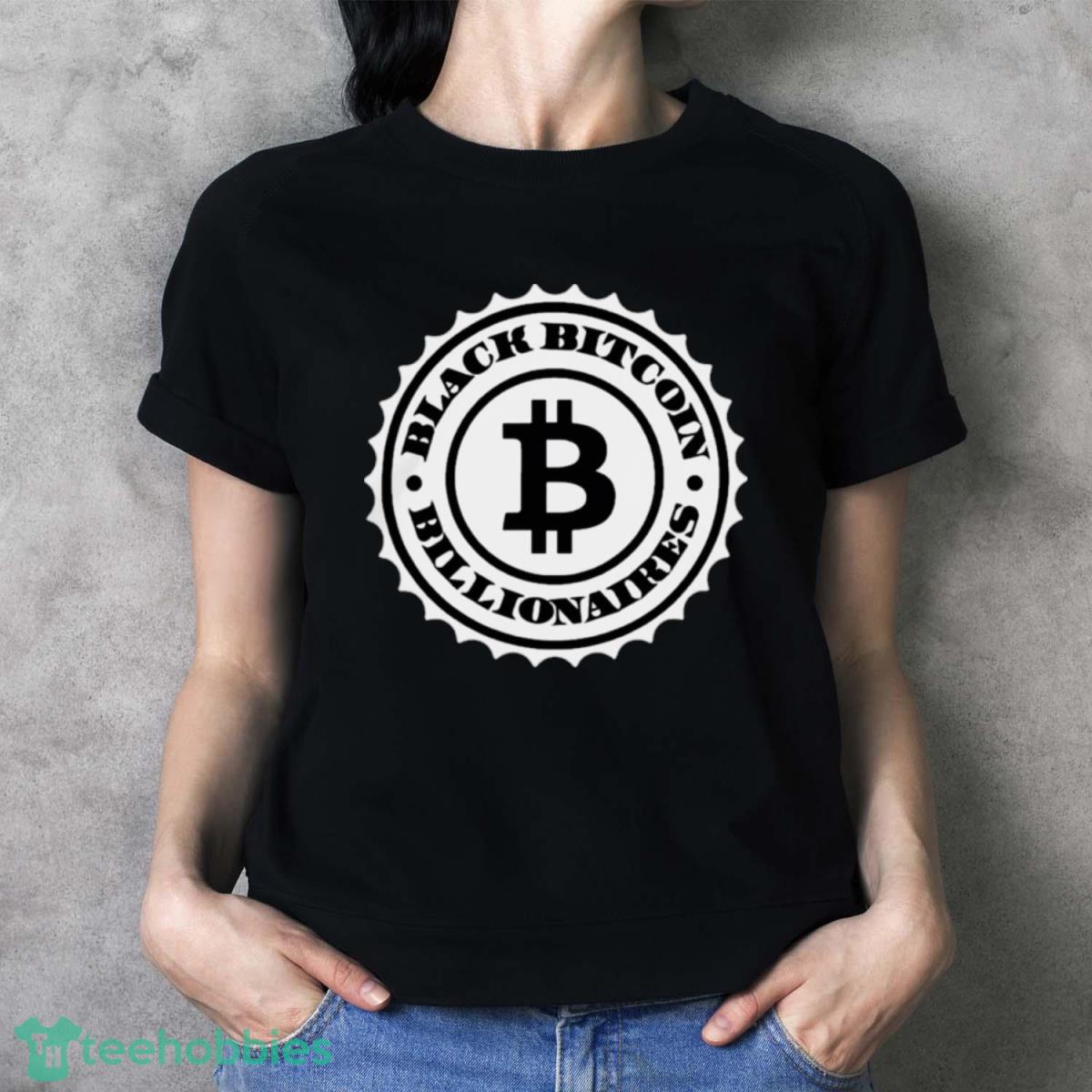 Black Bitcoin Billionaire BBB Stamp Logo T Shirt - Ladies T-Shirt
