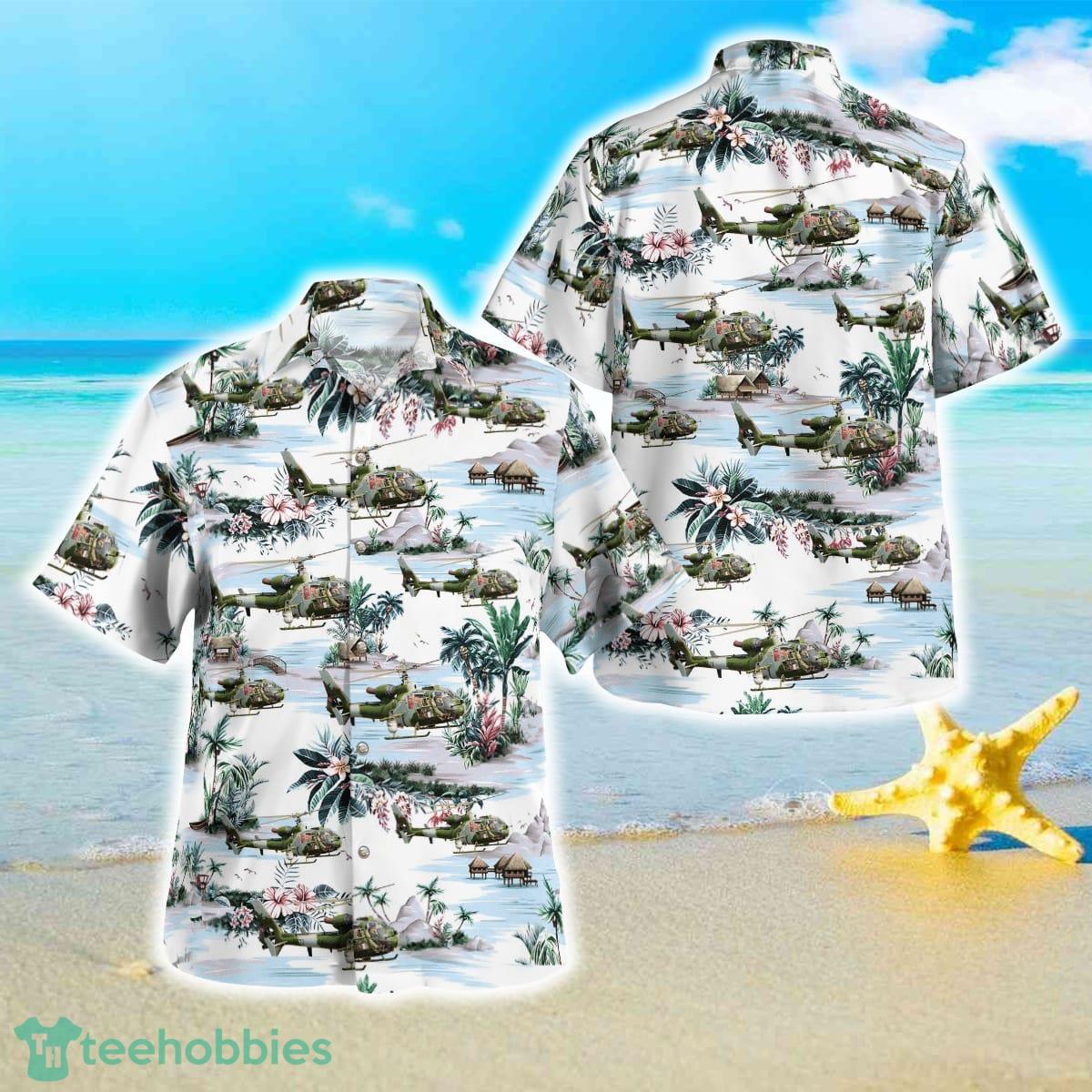 British Army Gazelle helicopter Hawaiian Shirt For Men Women Product Photo 1