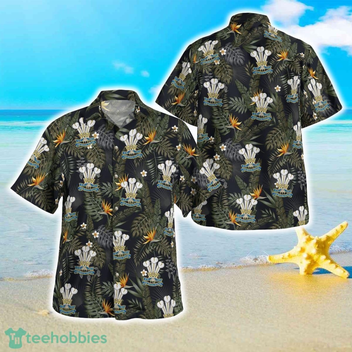 British Army Royal Welsh Hawaiian Shirt For Men Women Product Photo 1