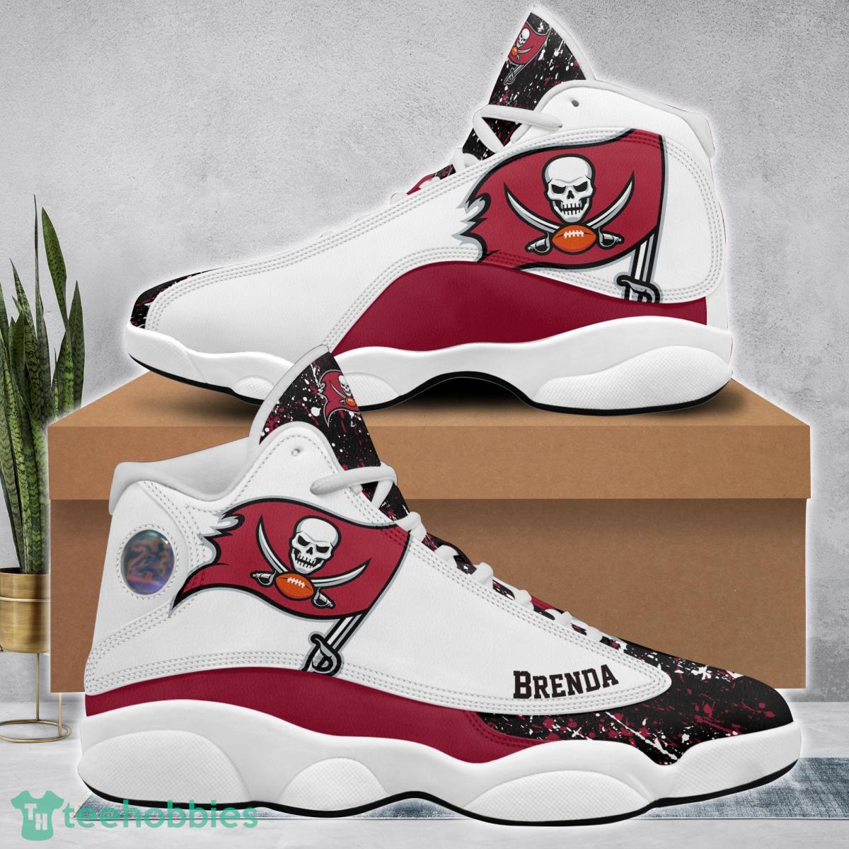Buccaneers Football Team Air Jordan 13 Running Shoes Gift For Fans Product Photo 1