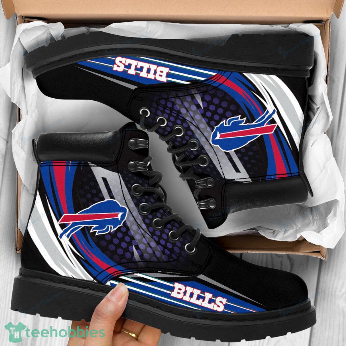 Buffalo Bills Football Team Leather Boots Unique Gift For Men And Women Fans Product Photo 1