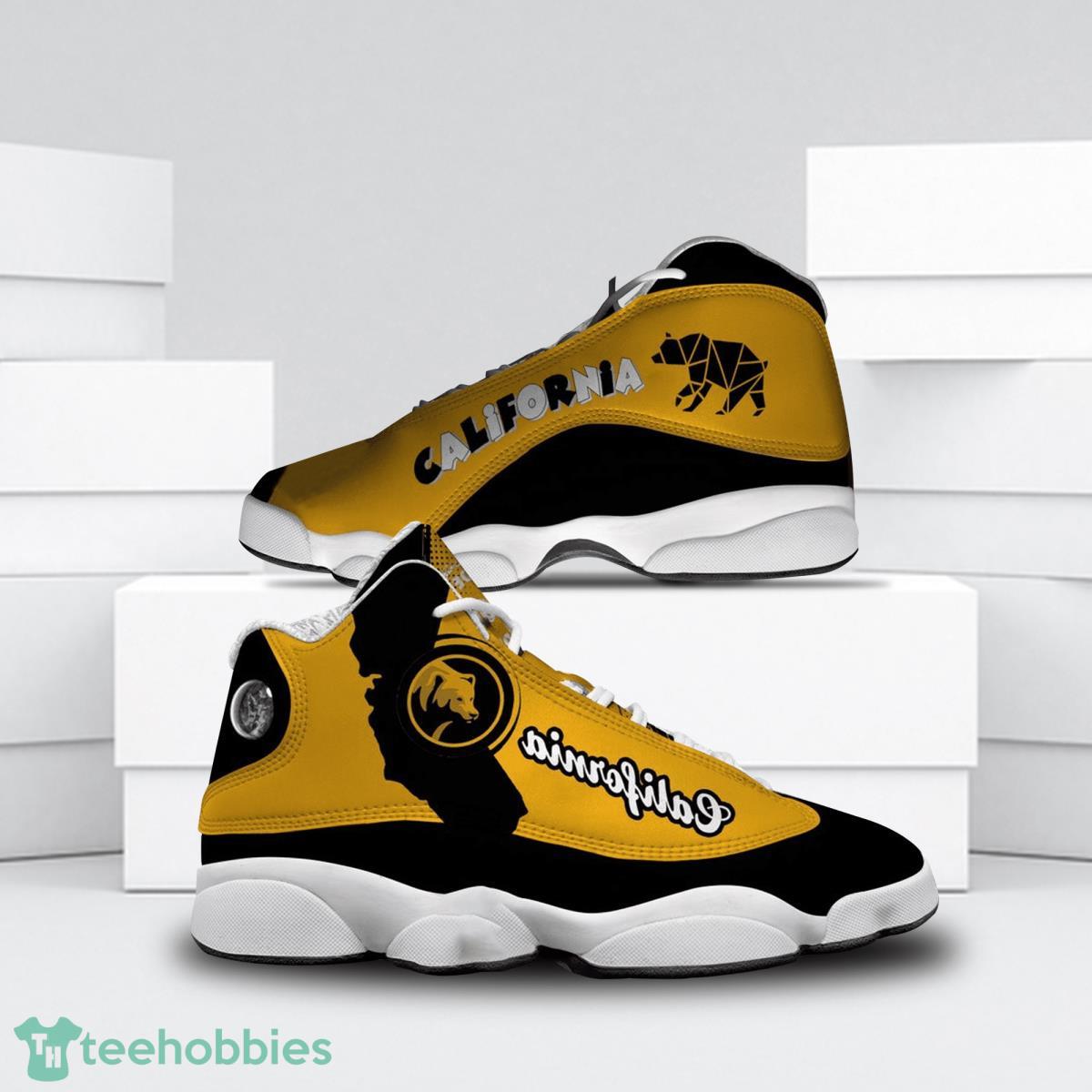 California Golden Bears Football Team Custom Name Air Jordan 13 Sneakers For Fans Product Photo 1