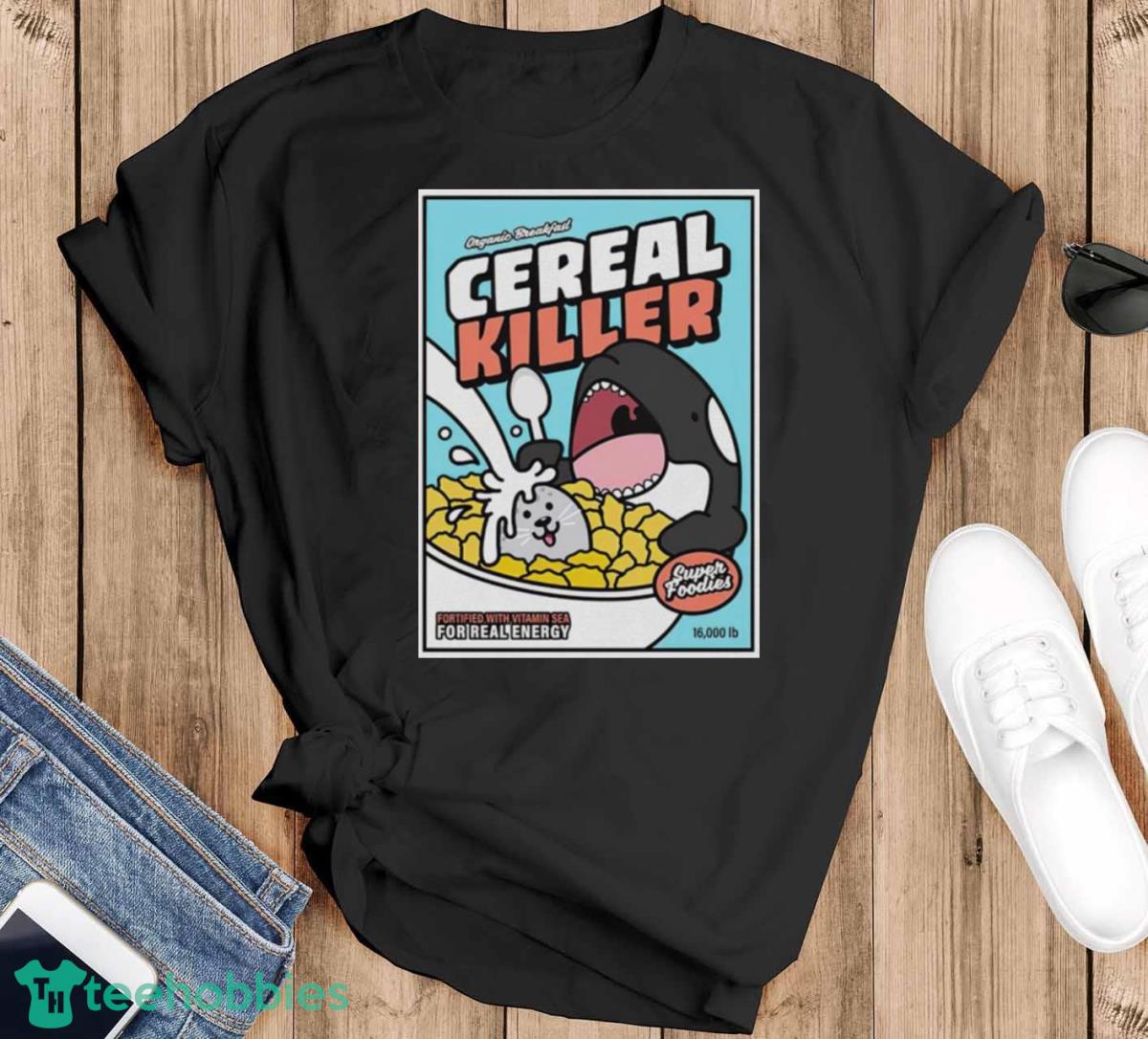 Cereal Killer Heavy Relaxed Fit Shirt - Black T-Shirt