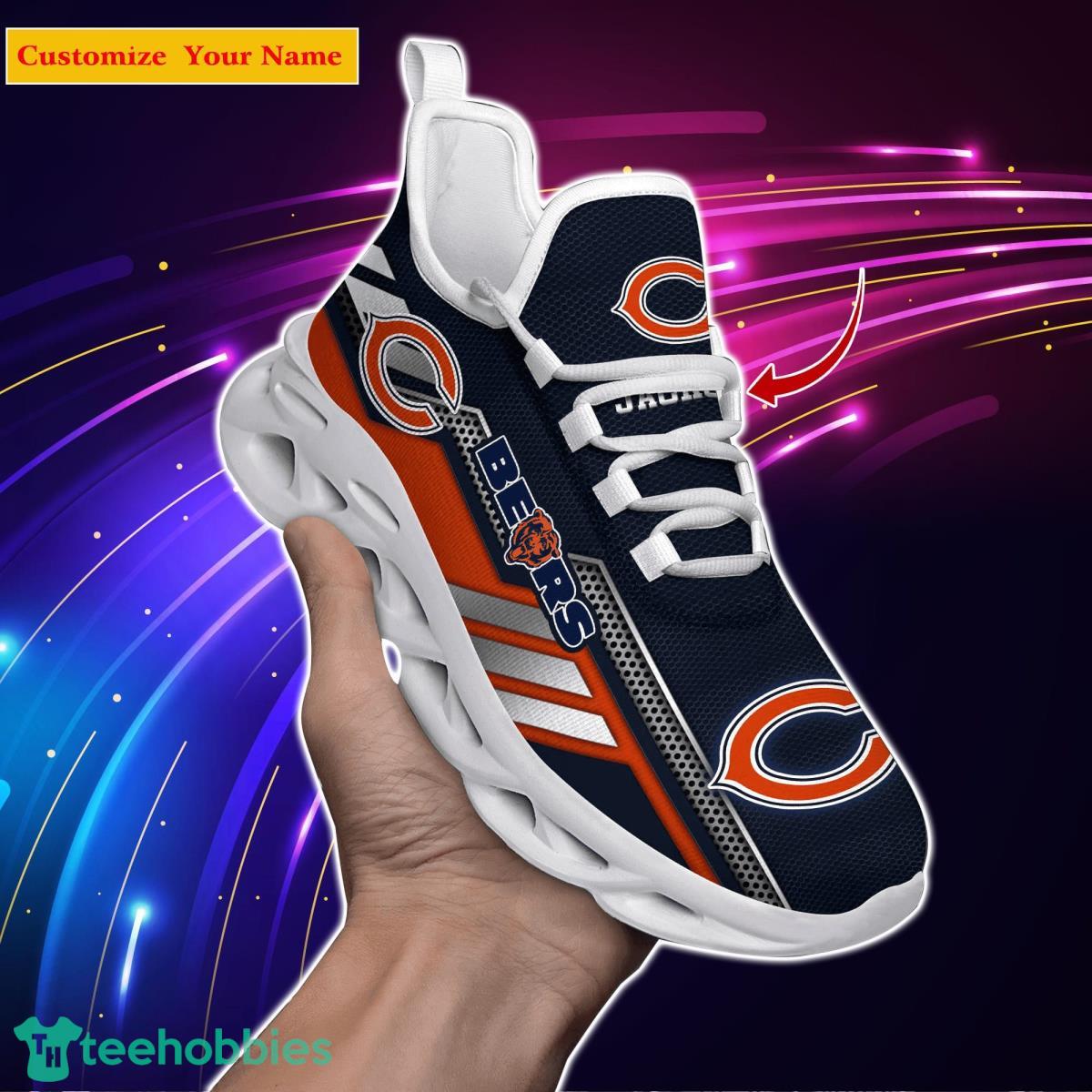 Chicago Bears NFL Custom Name Max Soul Shoes Bet Gift For Men Women Fans Product Photo 1