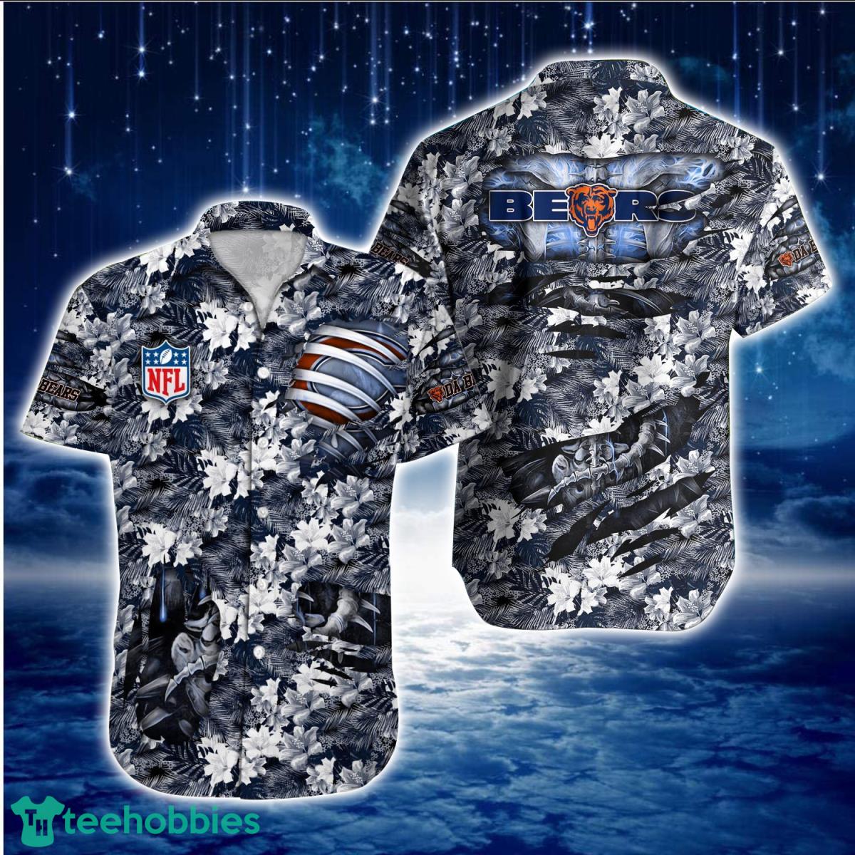Chicago Bears NFL Hawaiian Shirt Aloha Shirt Great Gift For Fans Product Photo 1