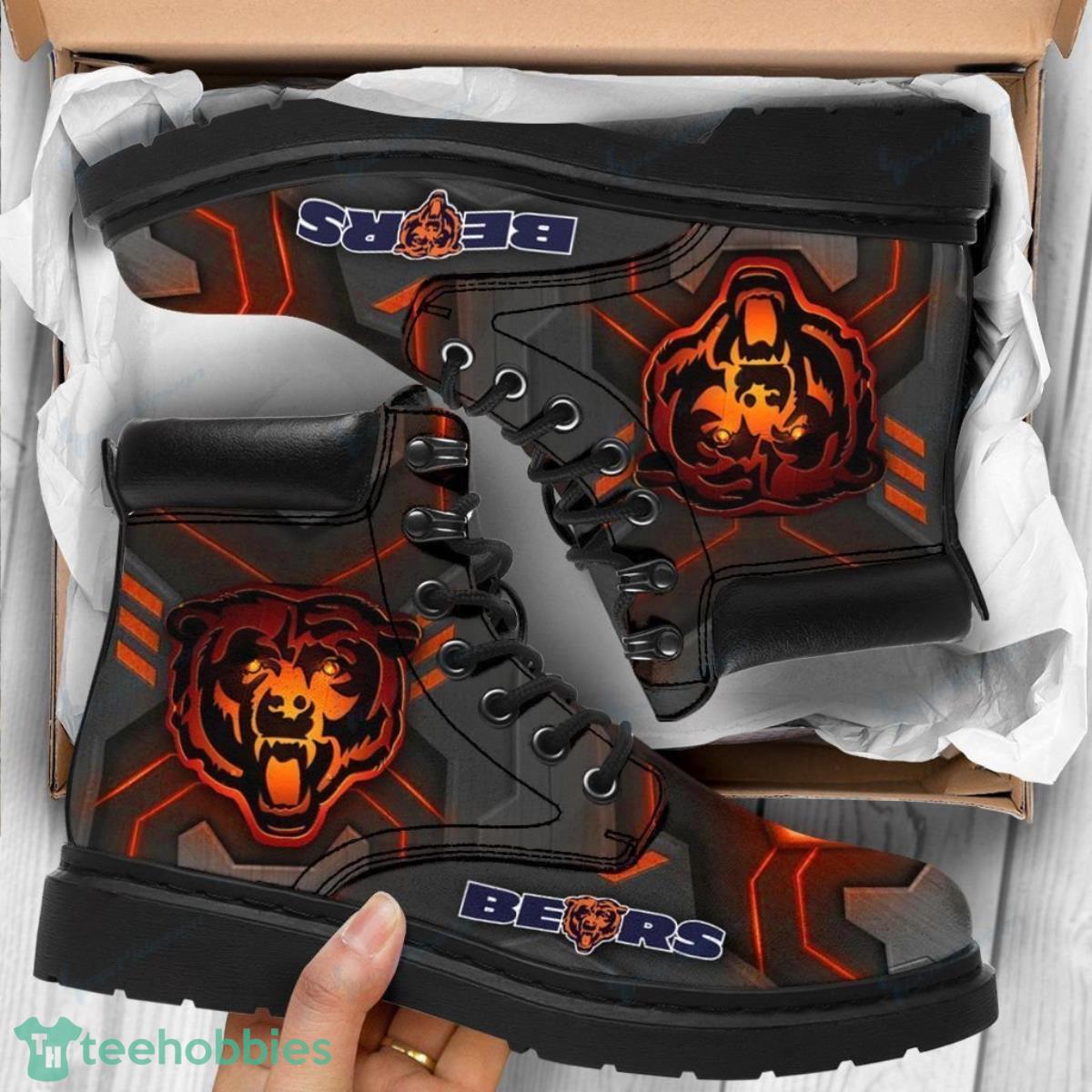 Chicago Bearss Football Team Leather Boots Great Gift For Men And Women Product Photo 1