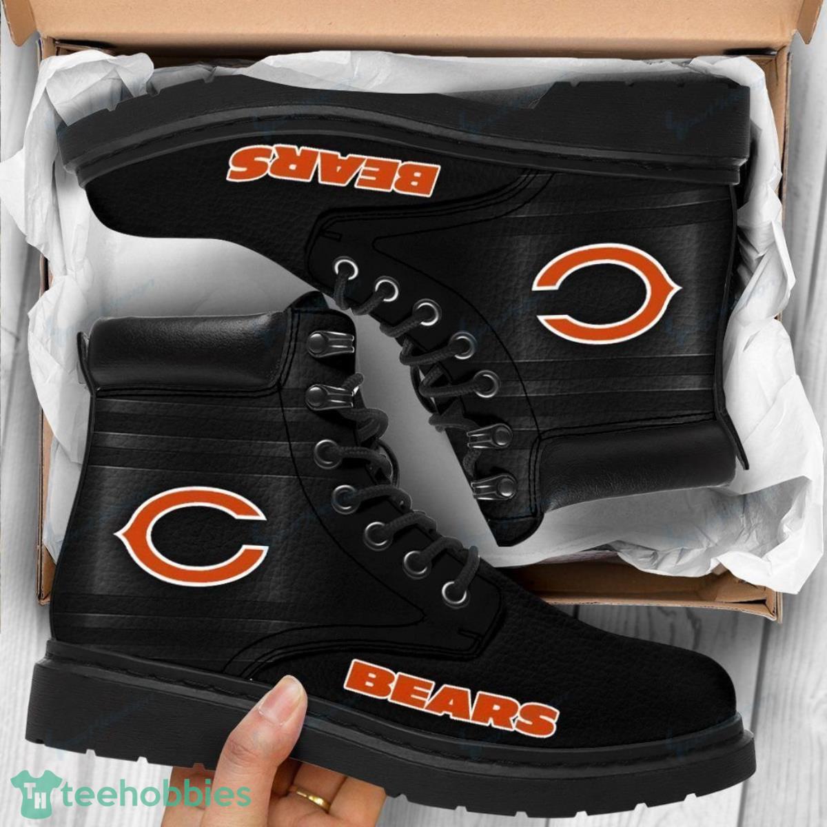 Chicago Bearss Football Team Leather Boots Impressive Gift For Men And Women Fans Product Photo 1