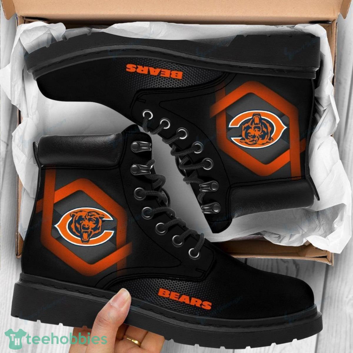 Chicago Bearss Football Team Leather Boots Special Gift For Men And Women Fans Product Photo 1