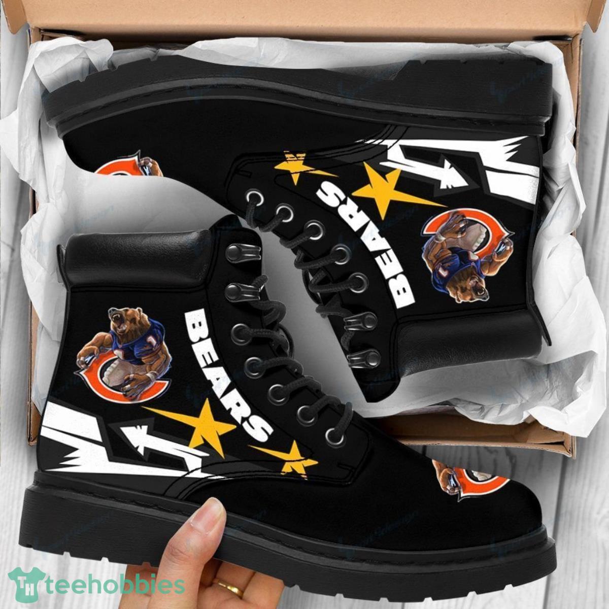 Chicago Bearss Football Team Leather Boots Special Gift For Men And Women Product Photo 1