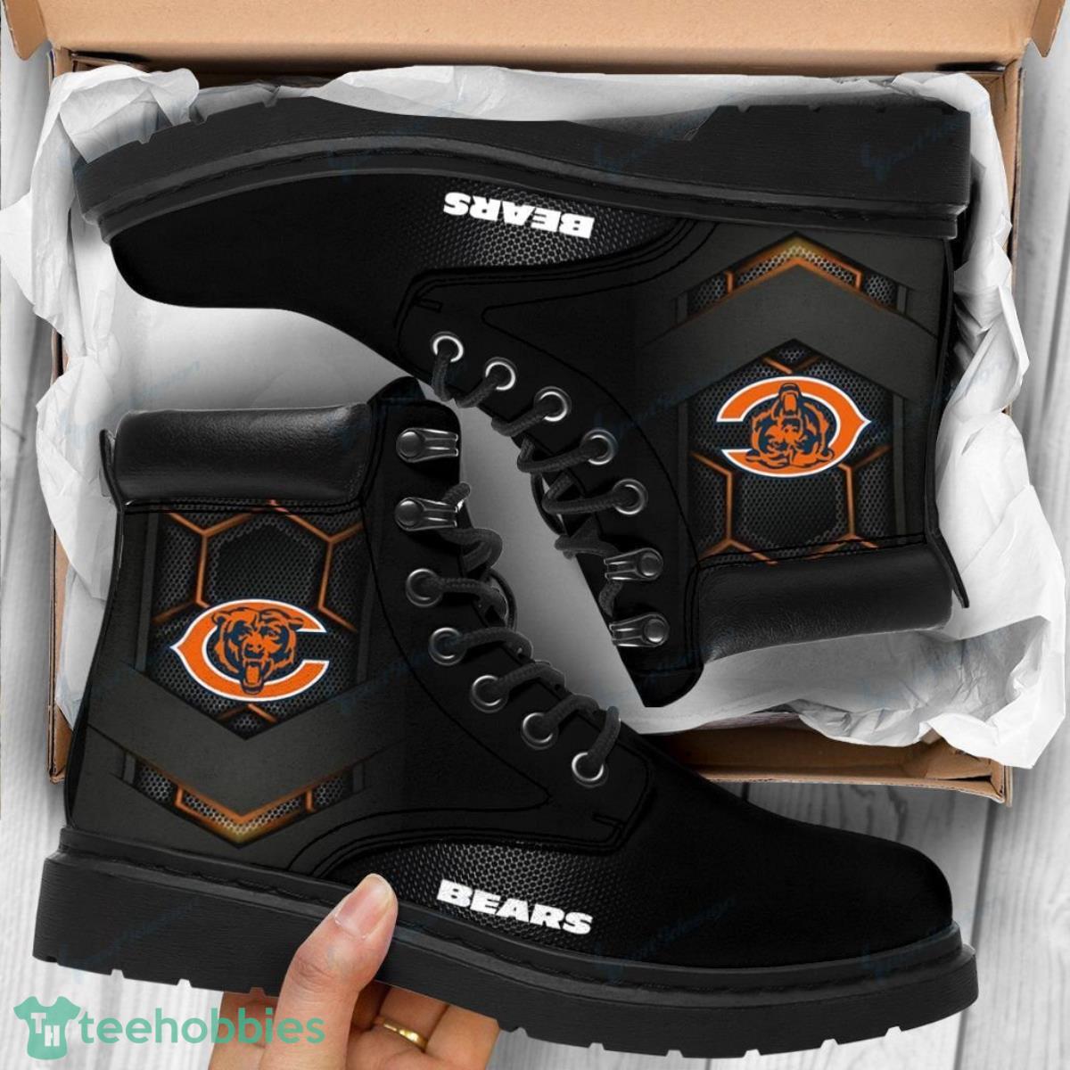 Chicago Bearss Football Team Leather Boots Unique Gift For Men And Women Fans Product Photo 1