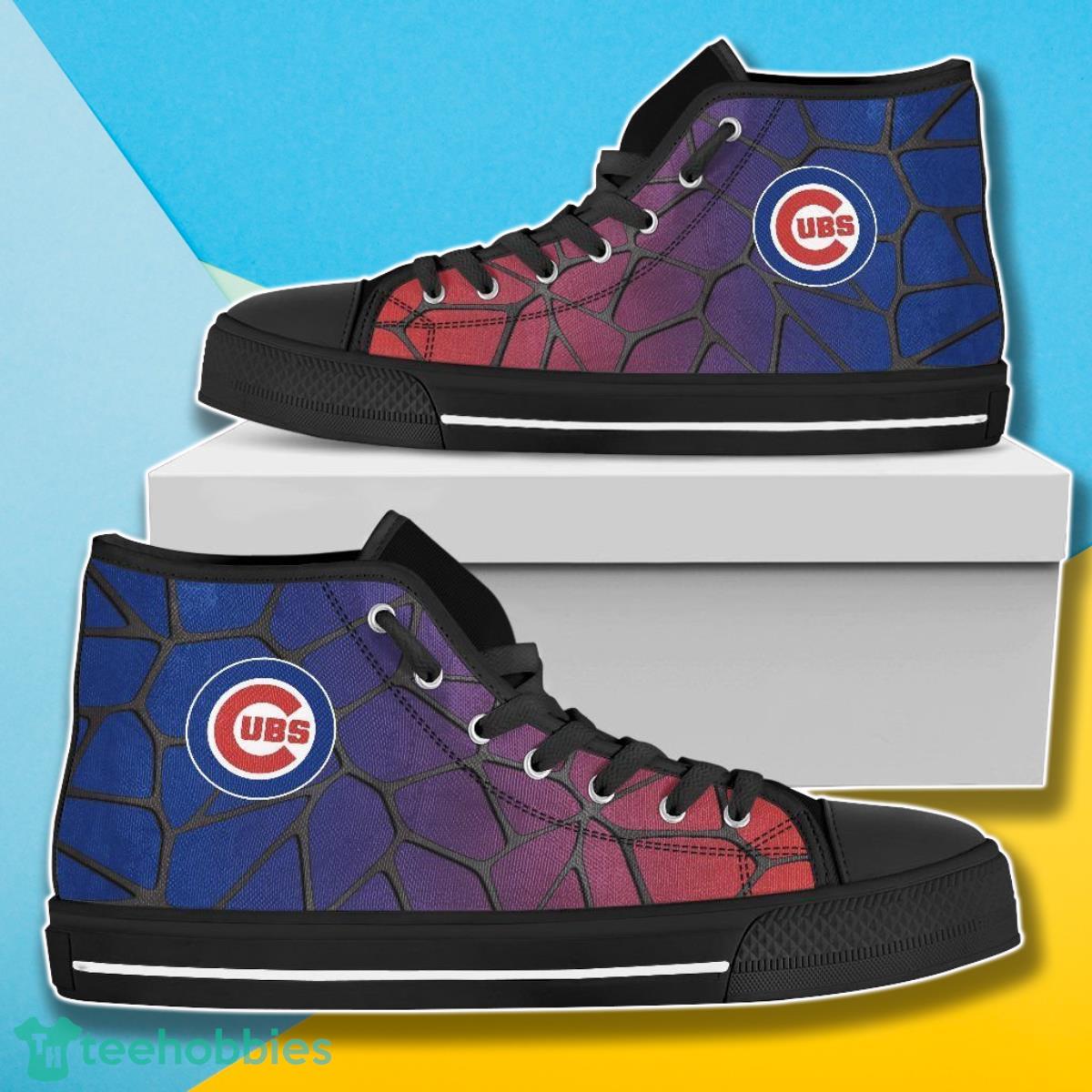 Chicago Cubs MLB Baseball Canvas High Top Shoes Best Gift For Men Women Fans Product Photo 1