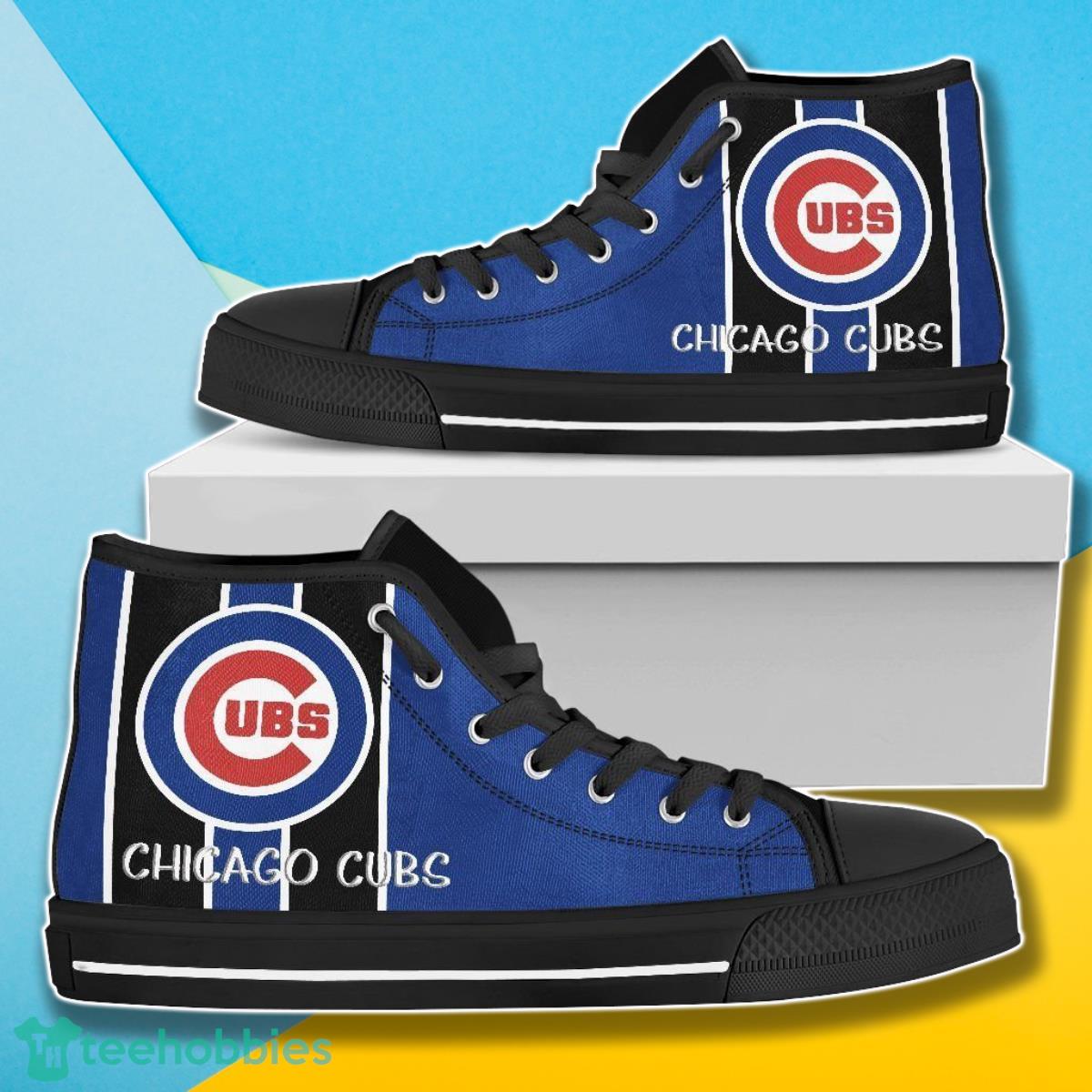 Chicago Cubs MLB Baseball Canvas High Top Shoes For Men Women Fans Product Photo 1