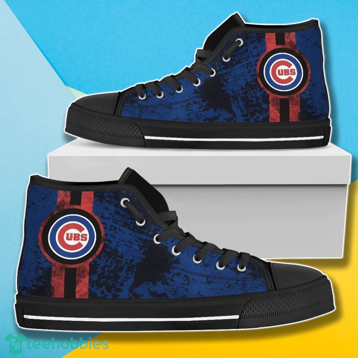 Chicago Cubs MLB Baseball Canvas High Top Shoes Great Gift For Men Women Fans Product Photo 1
