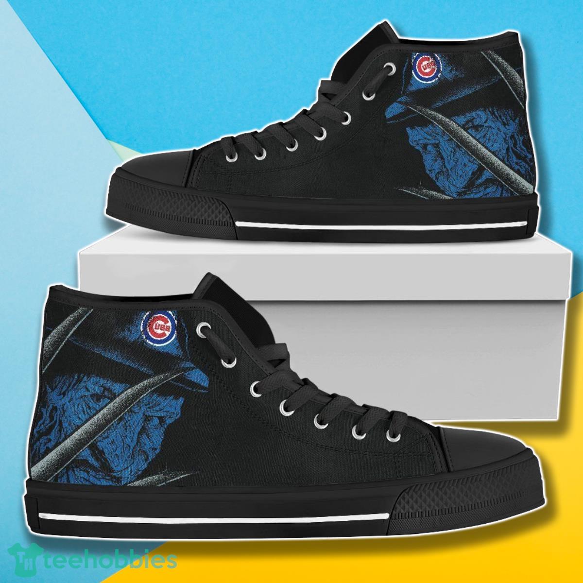Chicago Cubs Nightmare Freddy MLB High Top Shoes For Men Women Fans Product Photo 1