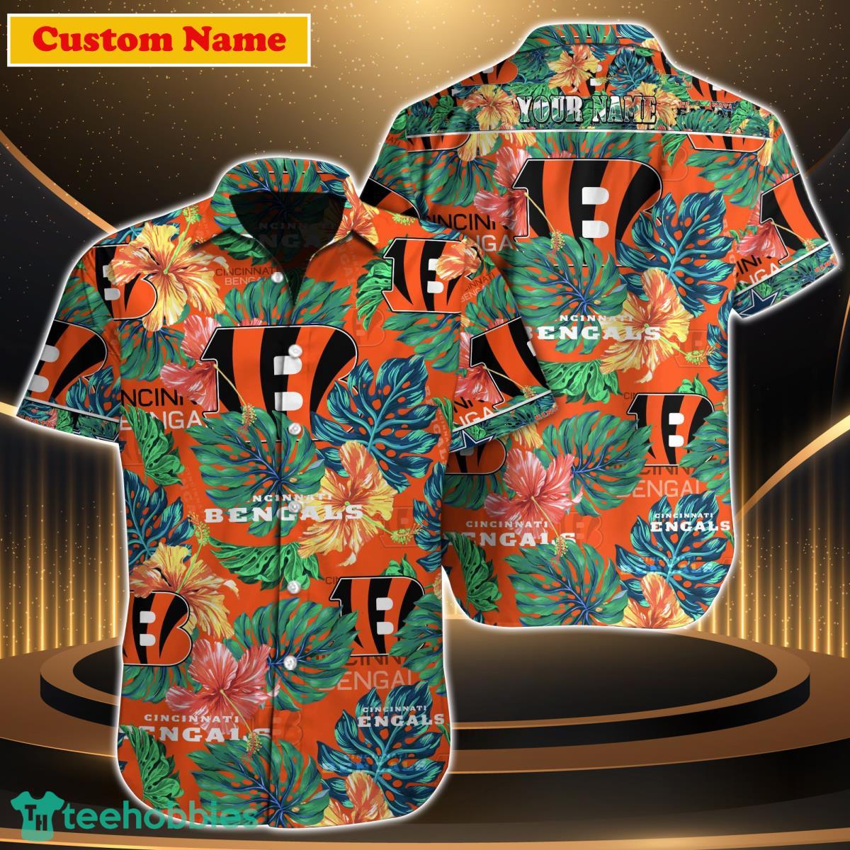 Cincinnati Bengals NFL Custom Name Hawaiian Shirt For Men