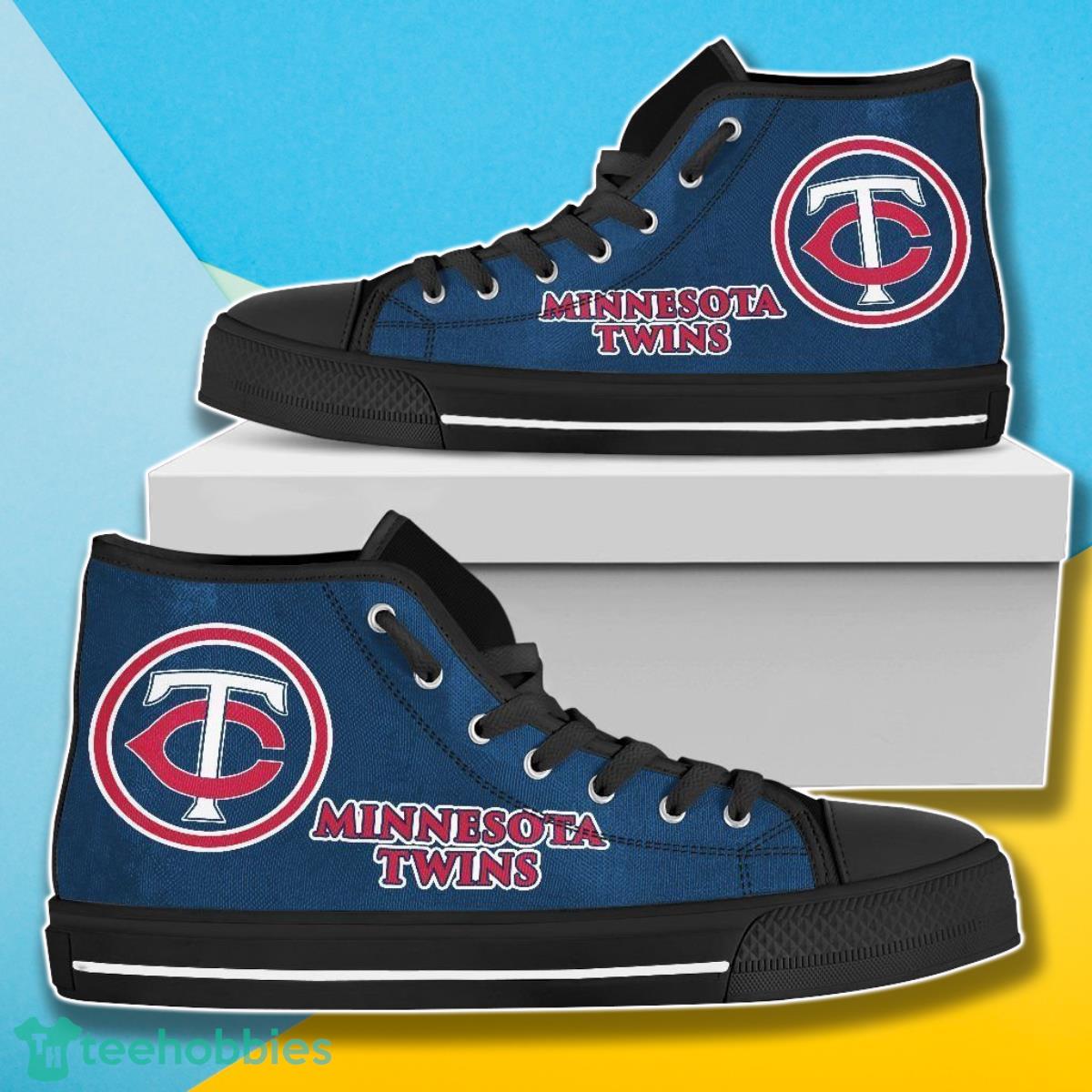 Circle Logo Minnesota Twins MLB High Top Shoes For Men Women Fans Product Photo 1