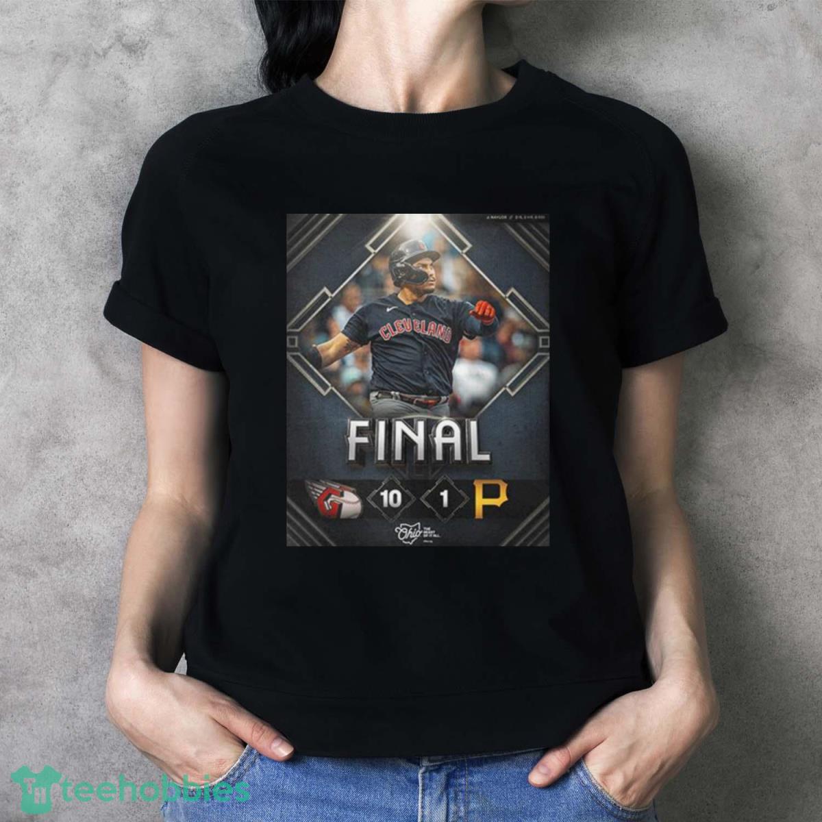 Cleveland Guardians Josh Naylor Owns Pittsburgh For The Land Guardians Wins T Shirt - Ladies T-Shirt