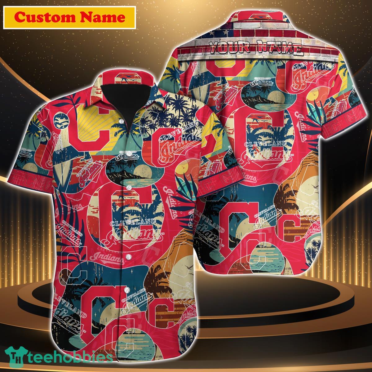 Cleveland Indians MLB Flower Hawaiian Shirt Special Gift For Men