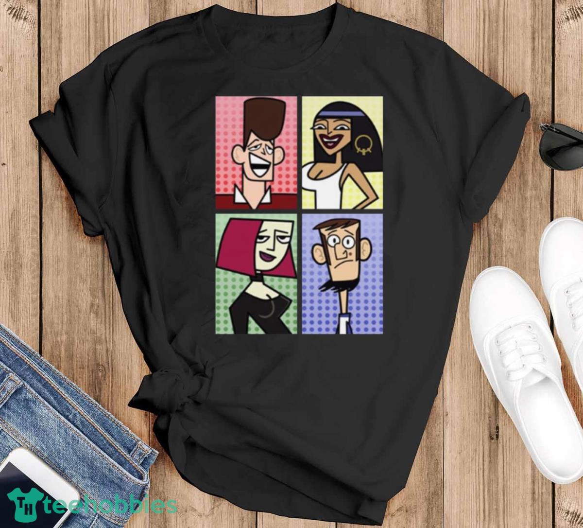 Clone High Characters Shirt - Black T-Shirt