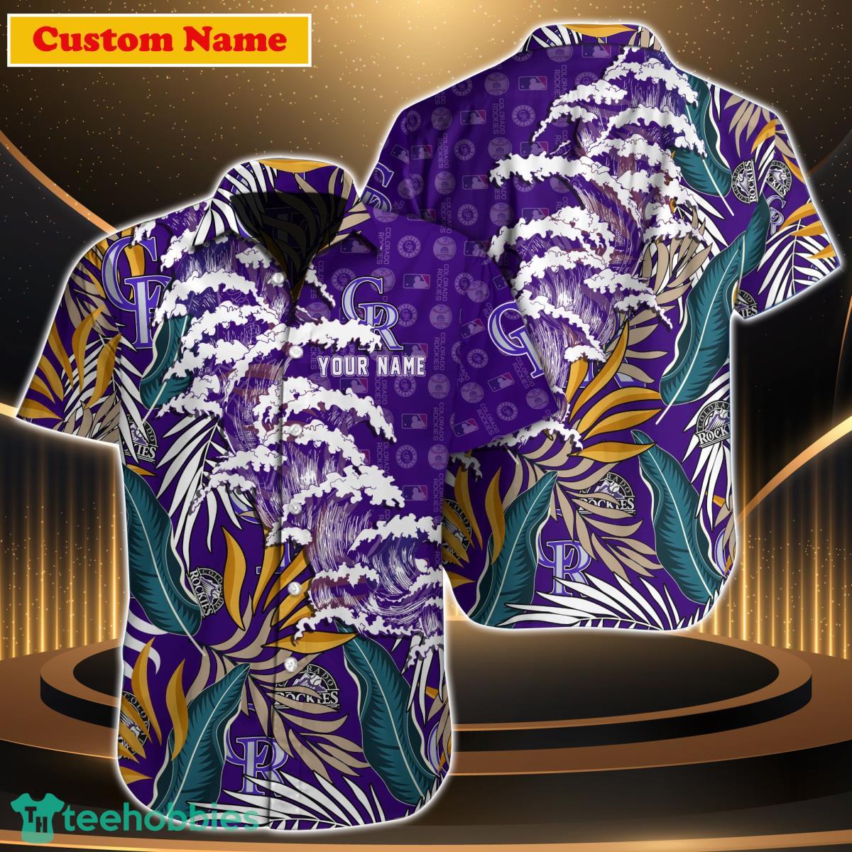 Personalized Colorado Rockies Baseball Full Printing Hawaiian