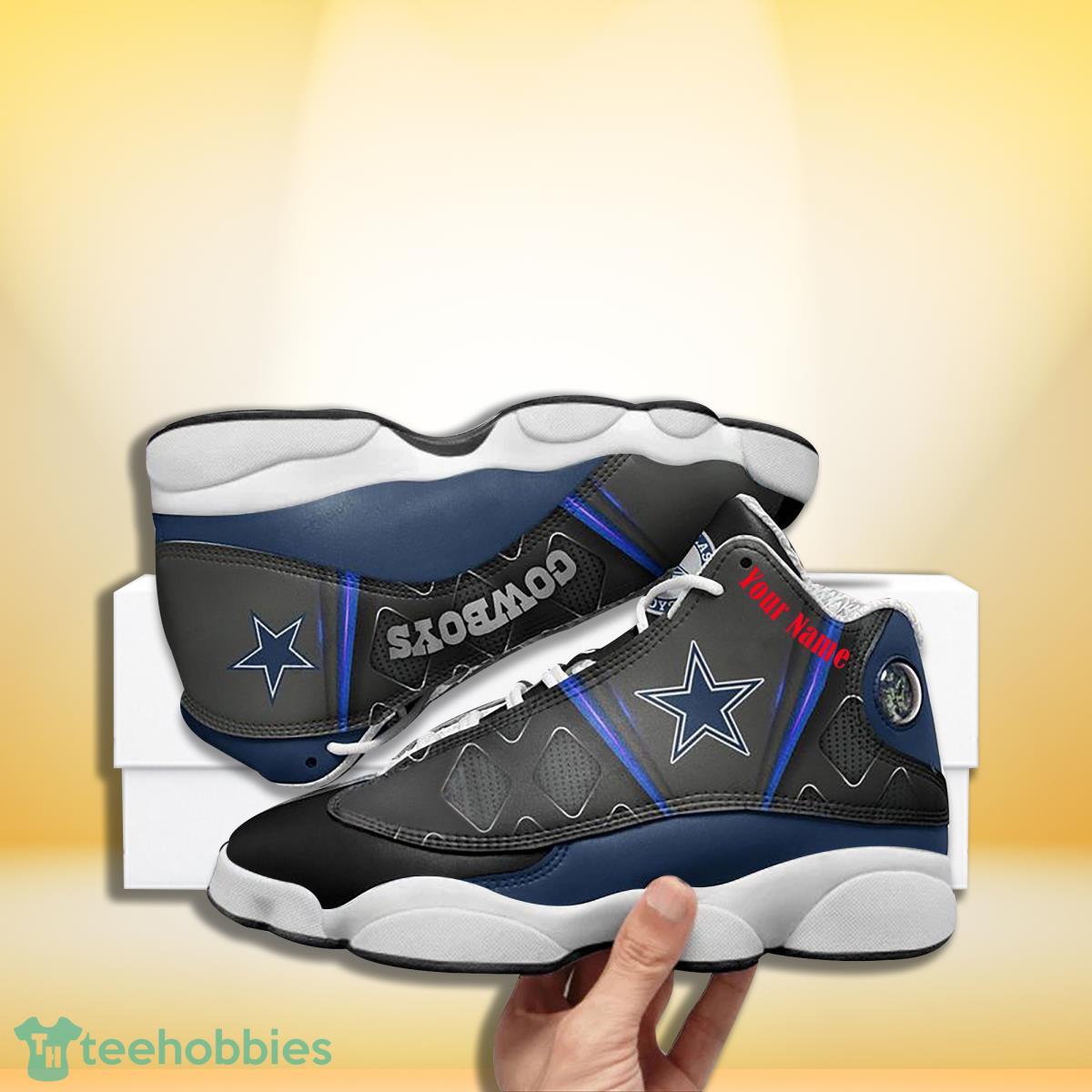 Dallas Cowboys Football Team Custom Name Air Jordan 13 Sneakers Best Gift For Men Women Product Photo 1