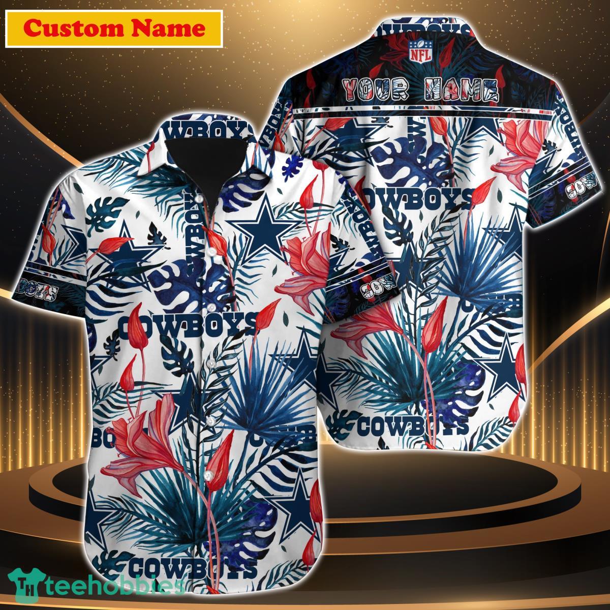 Dallas Cowboys Custom Name Hawaiian Shirt