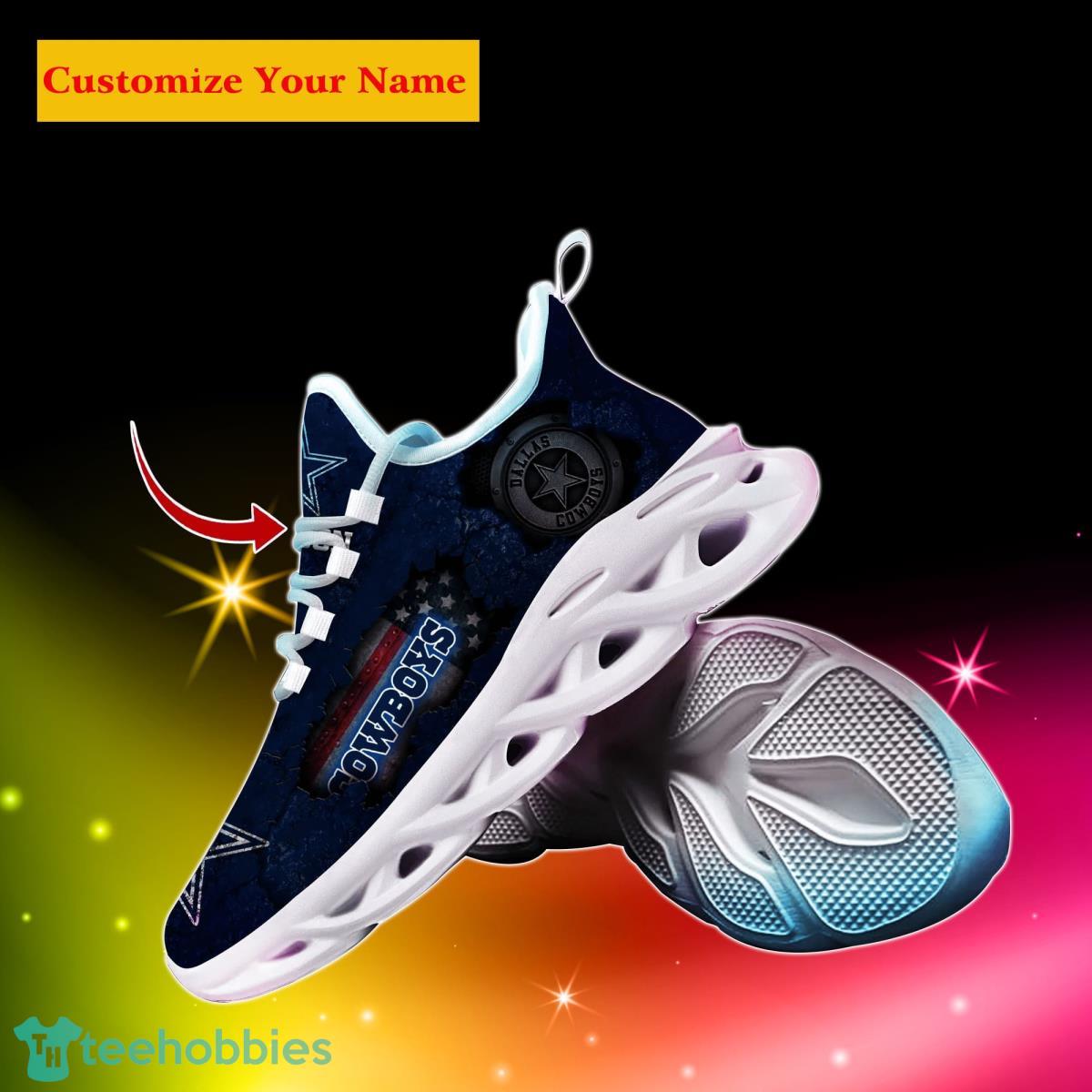 Dallas Cowboys NFL Custom Name Max Soul Shoes Great Gift For Men Women Fans Product Photo 2