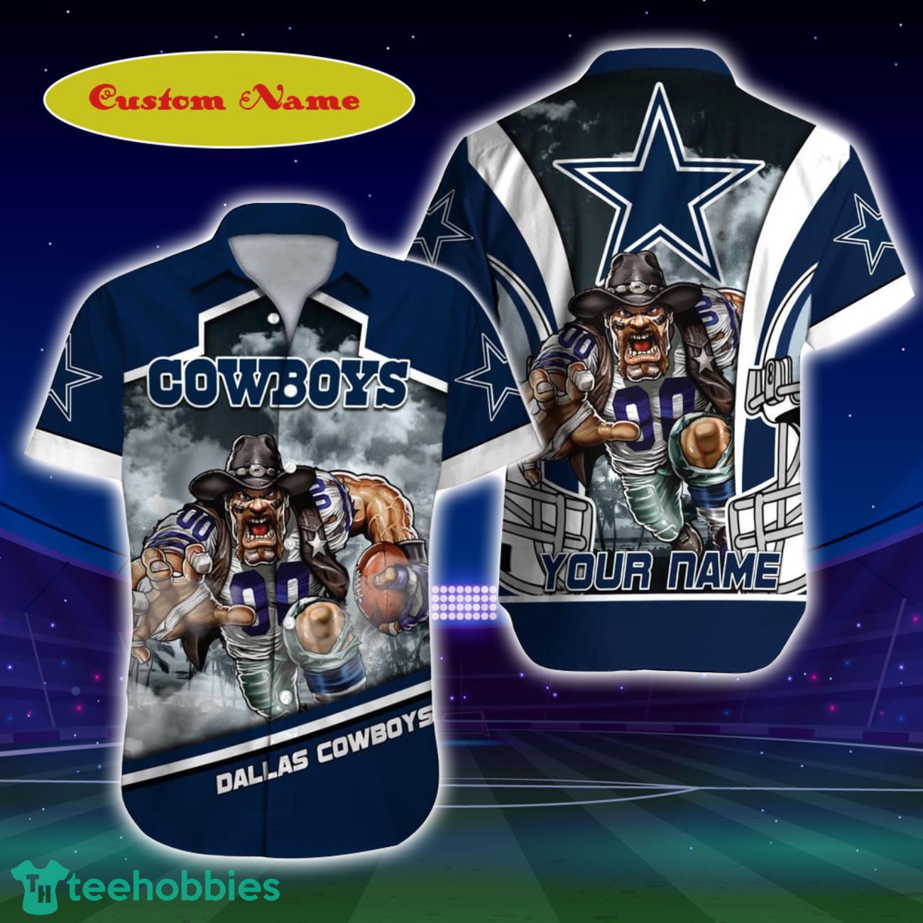 Dallas Cowboys NFL Football Custom Name Hawaiian Shirt For Men And Women Unique Gift For True Fans Product Photo 1